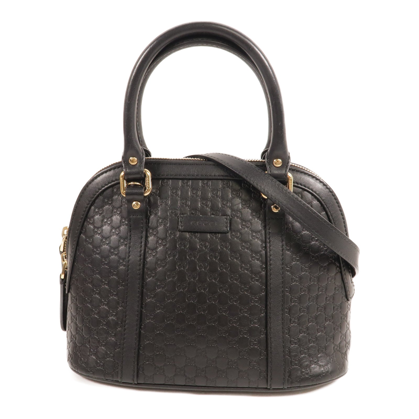 GUCCI 牛皮皮革Microguccissima手挽肩背兩用袋