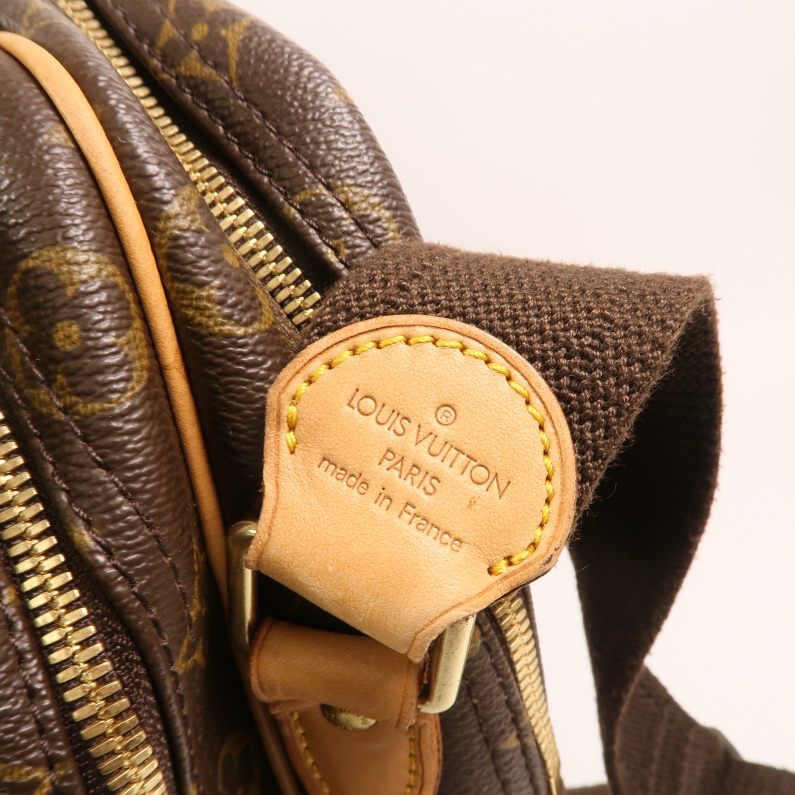 LOUIS VUITTON Monogram Reporter GM金扣肩背袋