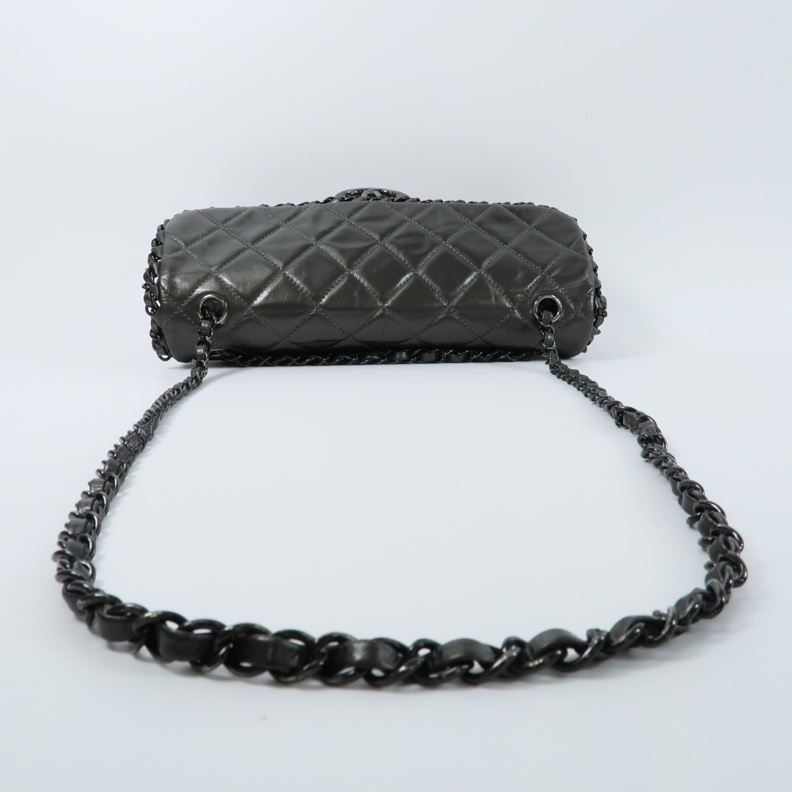 CHANEL 牛皮皮革Shoulder Bag鏈帶肩背袋