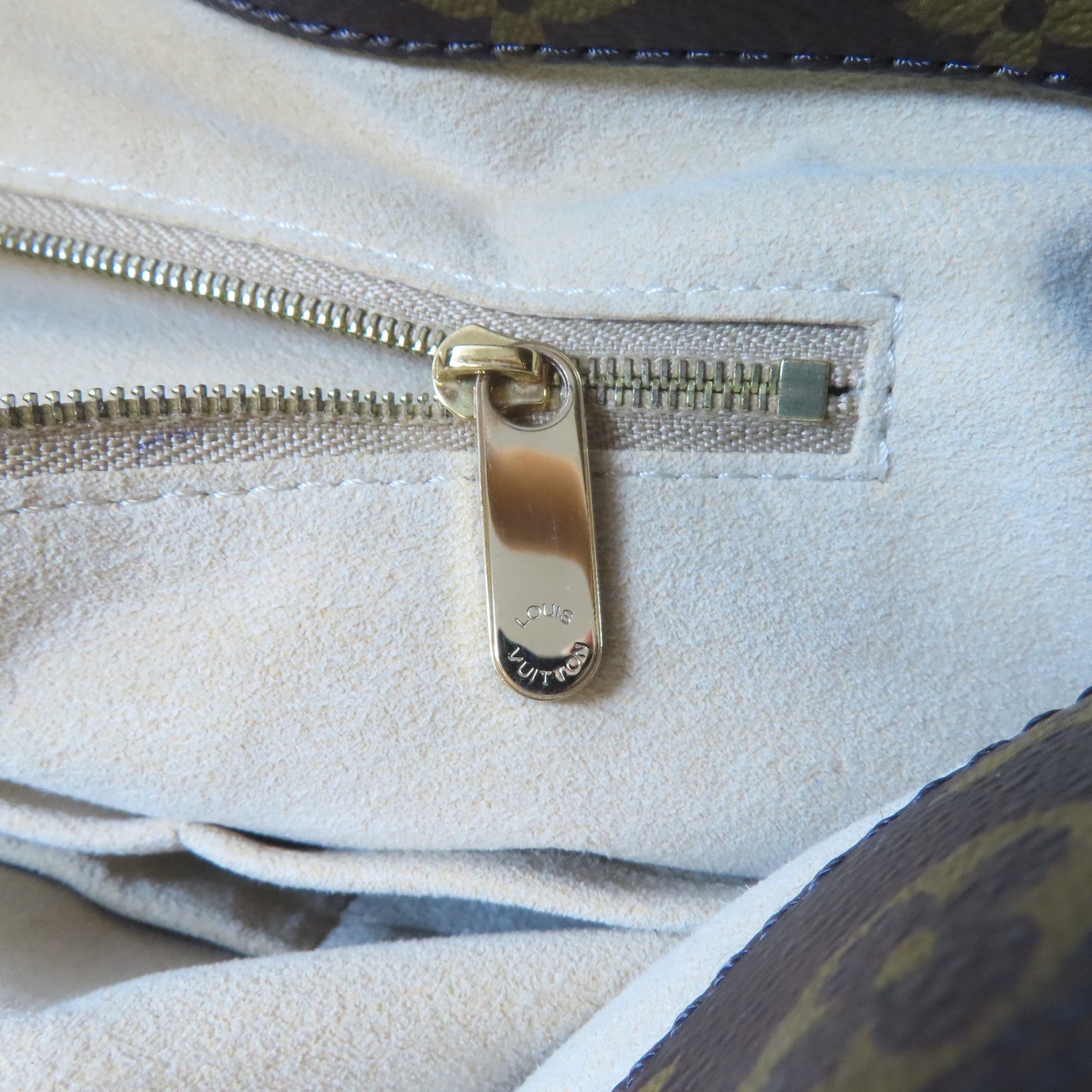 LOUIS VUITTON Monogram Artsy GM金扣肩背袋啡色