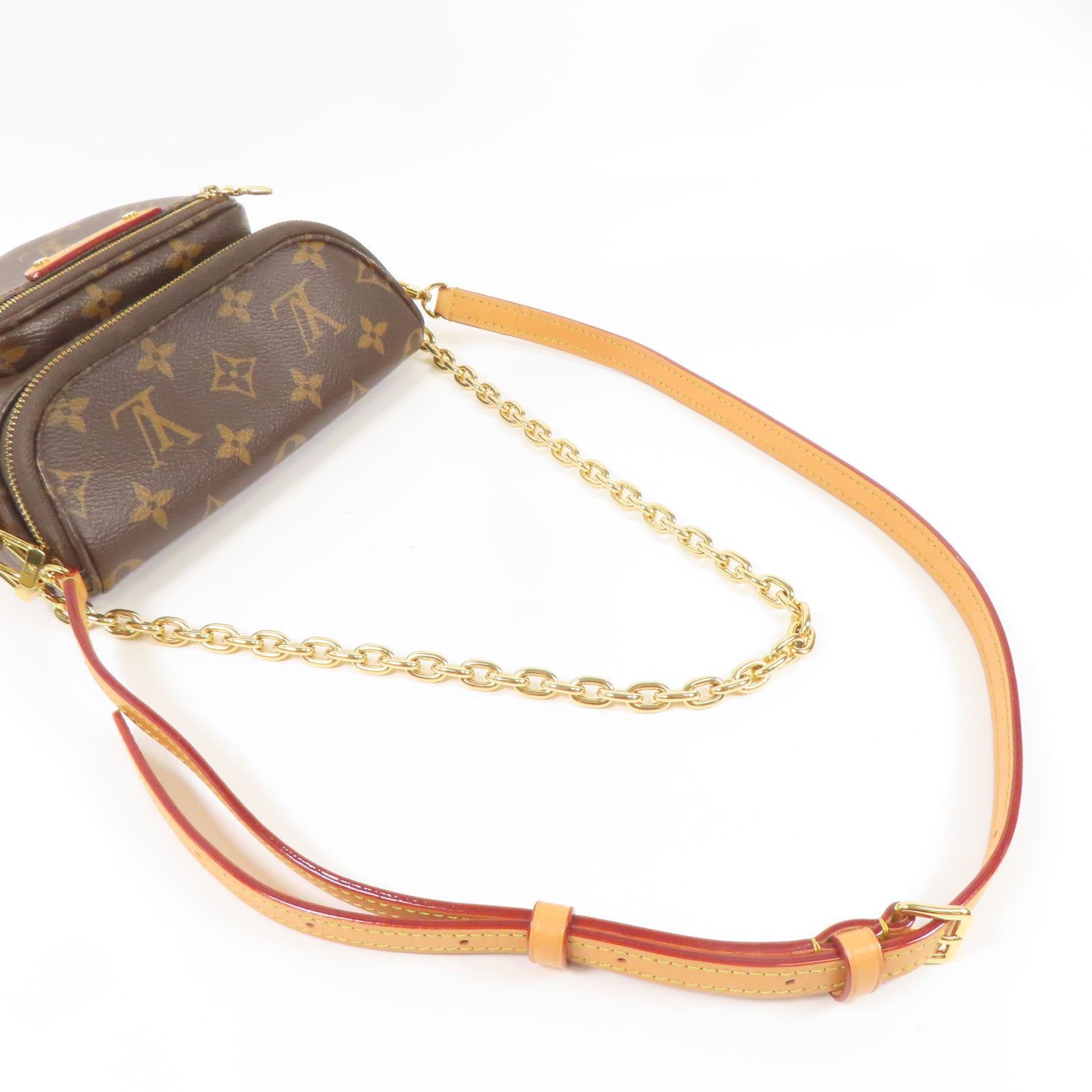 LOUIS VUITTON 【激減優惠】Monogram Mini Bumbag金扣手挽肩背兩用袋