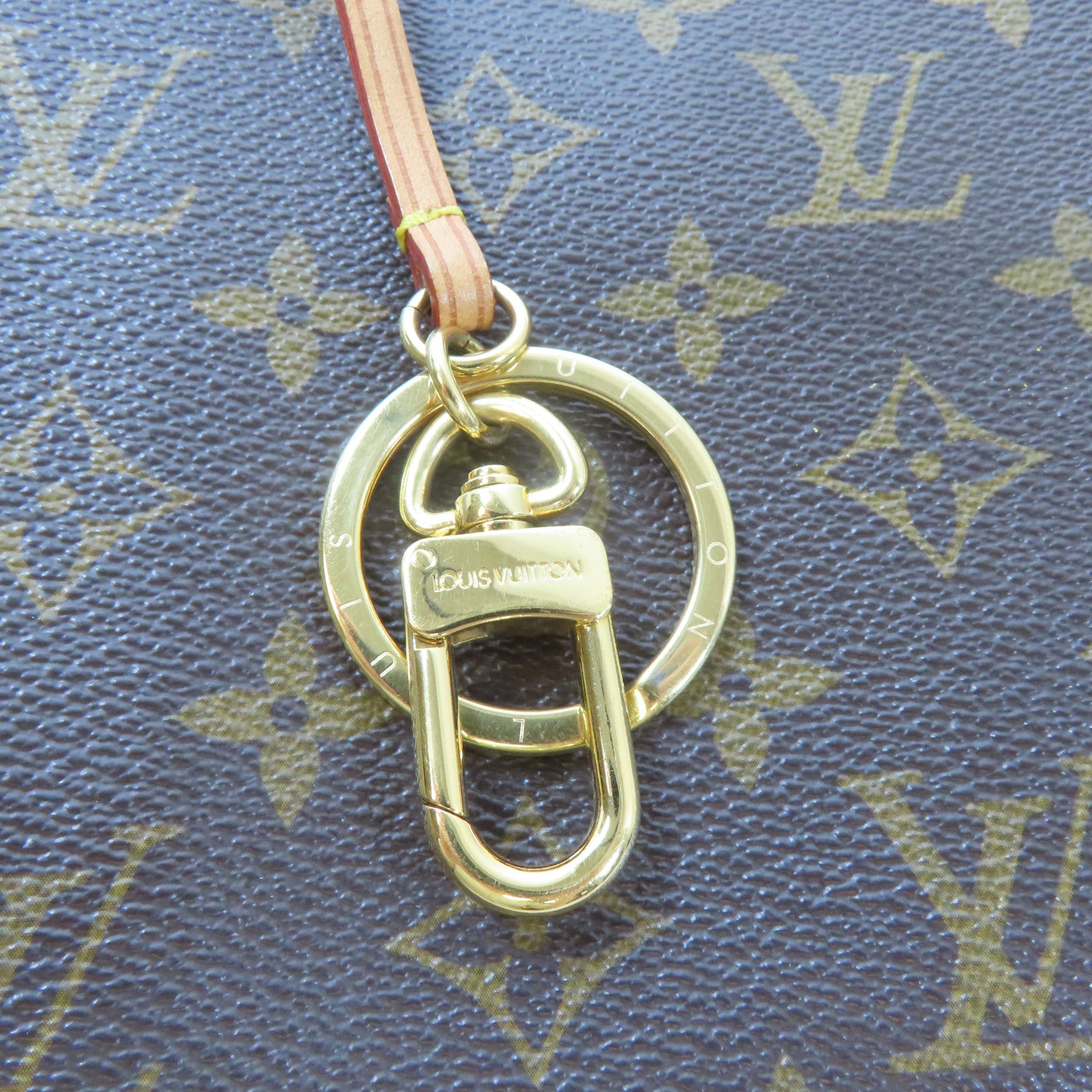 LOUIS VUITTON Monogram Artsy GM金扣肩背袋啡色