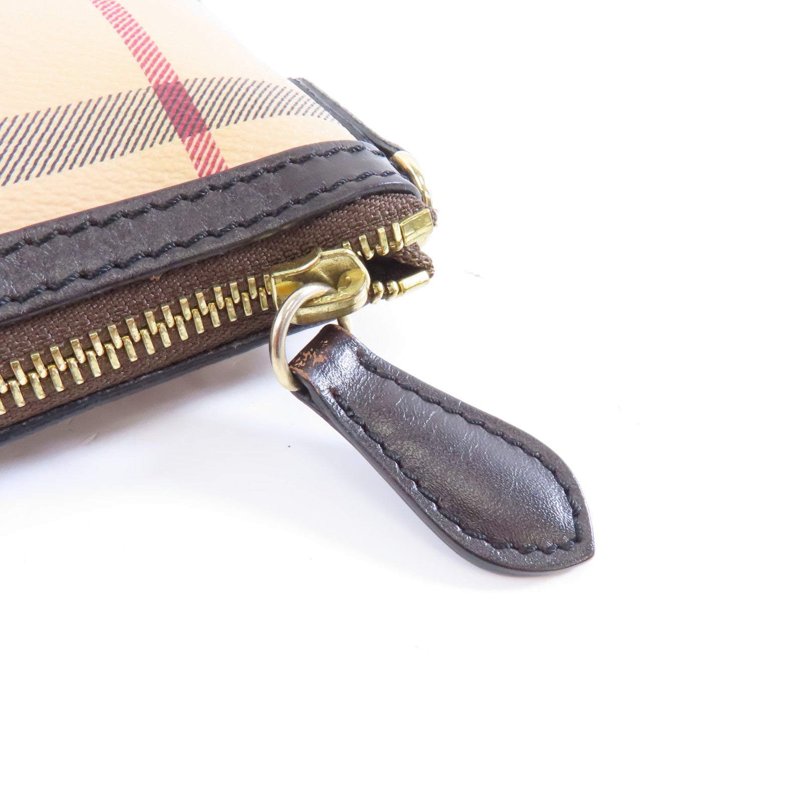BURBERRY 塗層帆布Shoulder Bag金扣肩背袋啡色
