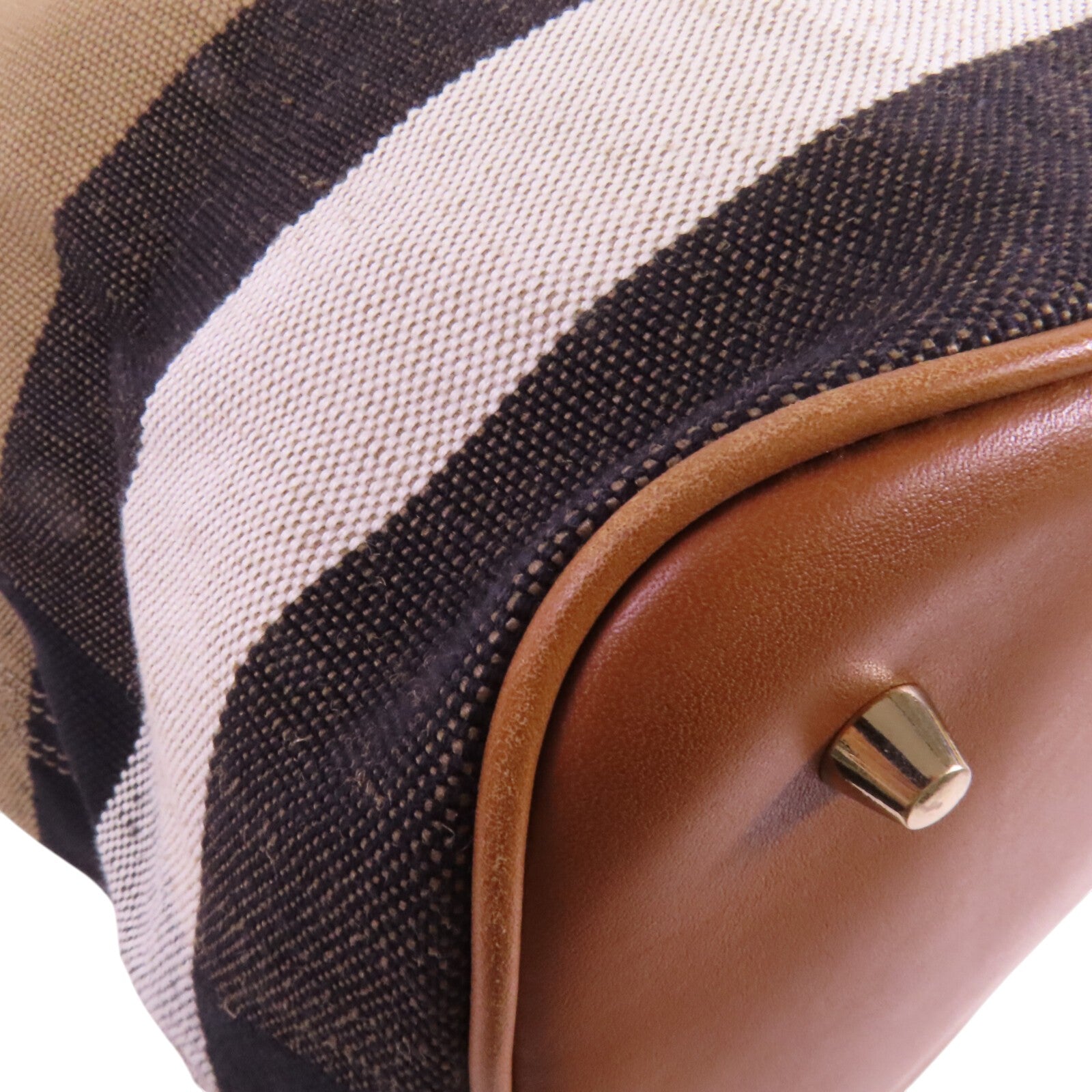 BURBERRY 帆布2Way Shouldre Bag金扣手挽肩背兩用袋