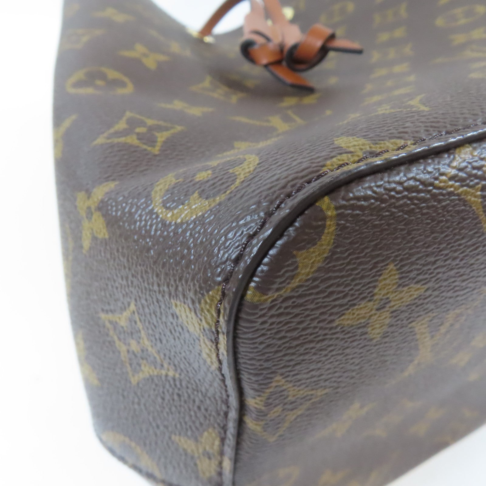 LOUIS VUITTON Monogram Neo Noe MM金扣肩背袋啡色