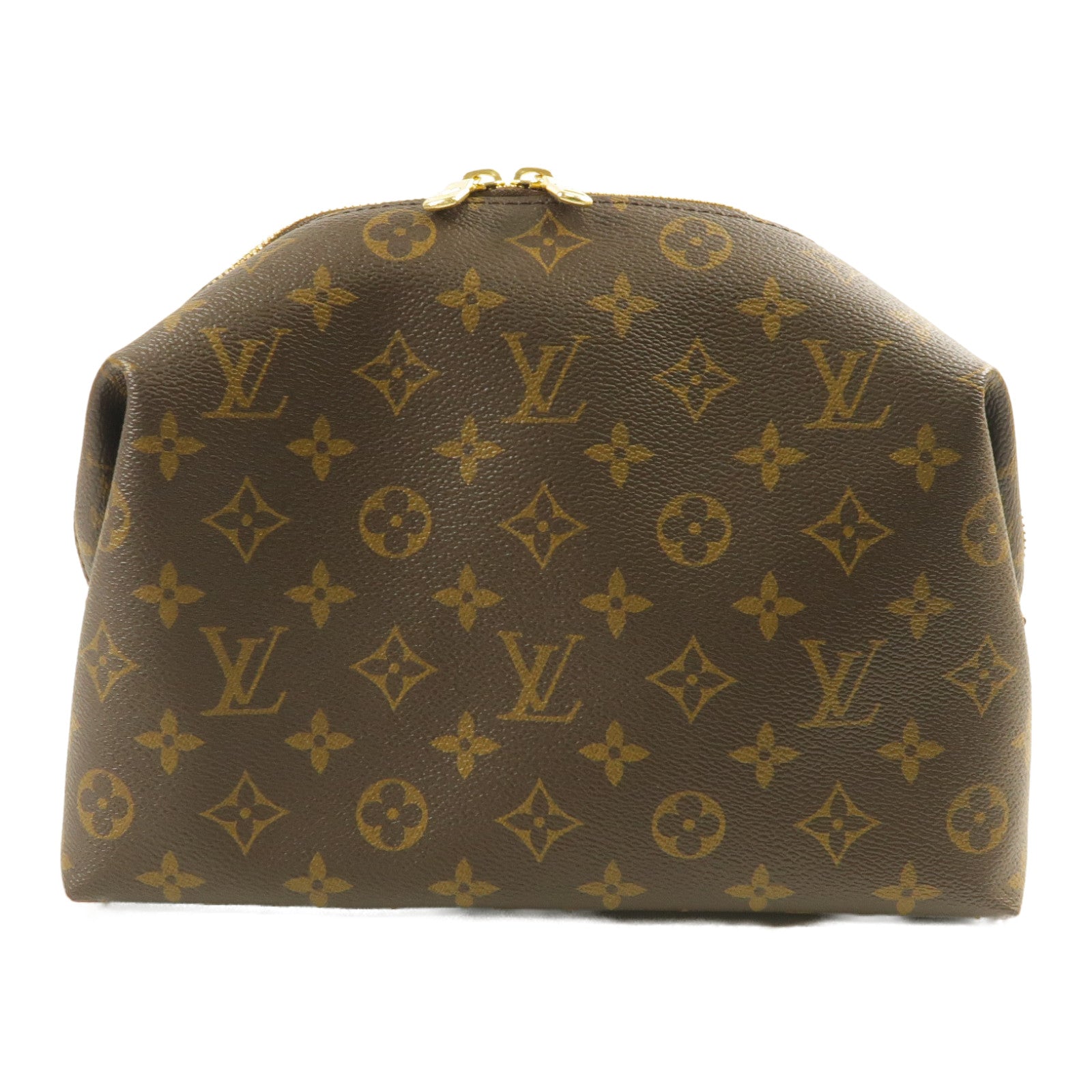 LOUIS VUITTON Monogram Cosmetic Pouch GM金扣手拿包