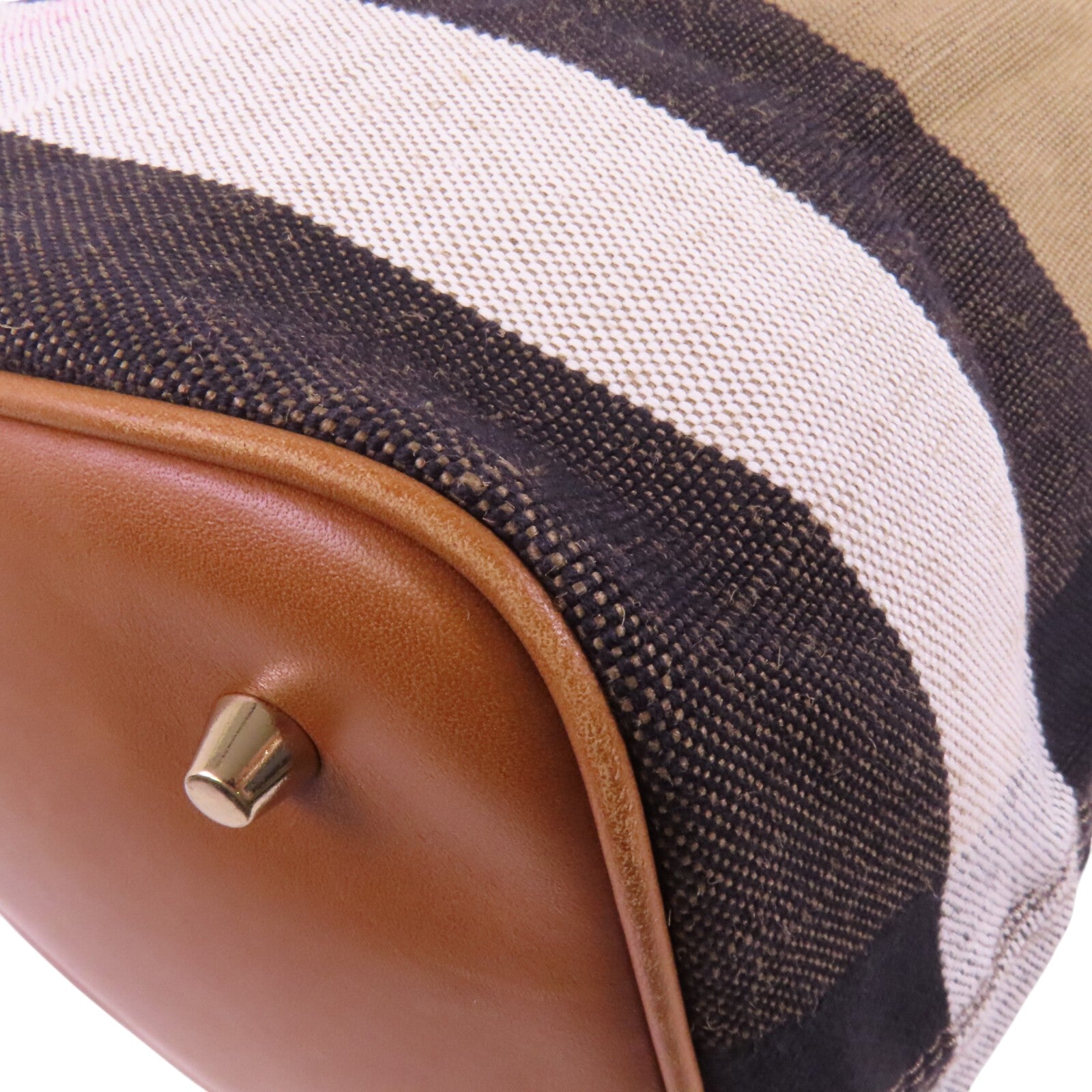 BURBERRY 帆布2Way Shouldre Bag金扣手挽肩背兩用袋