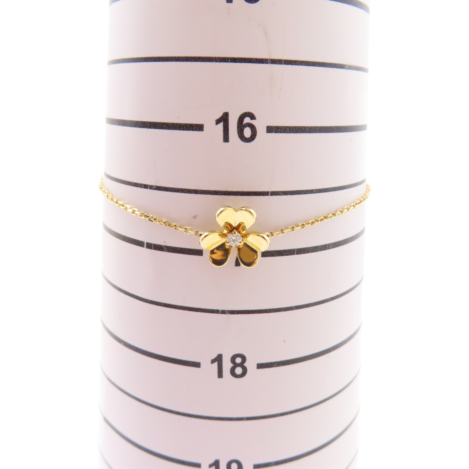 Van Cleef & Arpels 【激減優惠】18K黃金Frivole Mini Diamond Bracelet 0.05ct鑽石手鏈