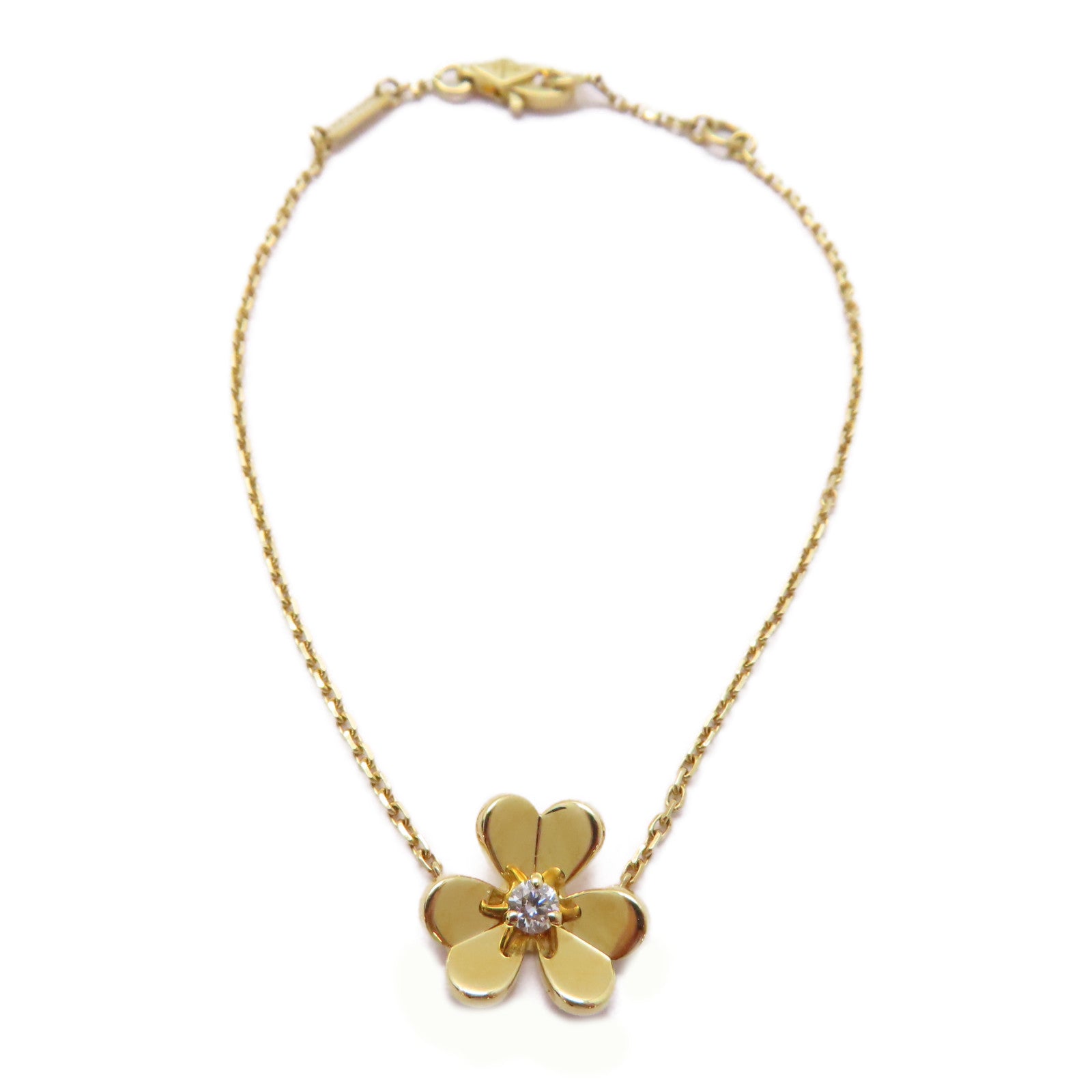 Van Cleef & Arpels 【激減優惠】18K黃金Frivole Mini Diamond Bracelet 0.05ct鑽石手鏈