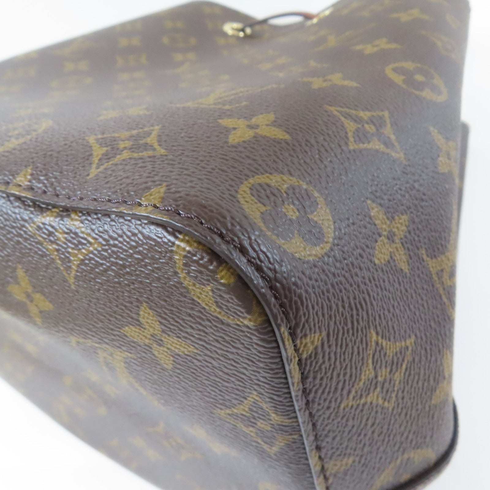 LOUIS VUITTON Monogram Neo Noe MM金扣肩背袋啡色