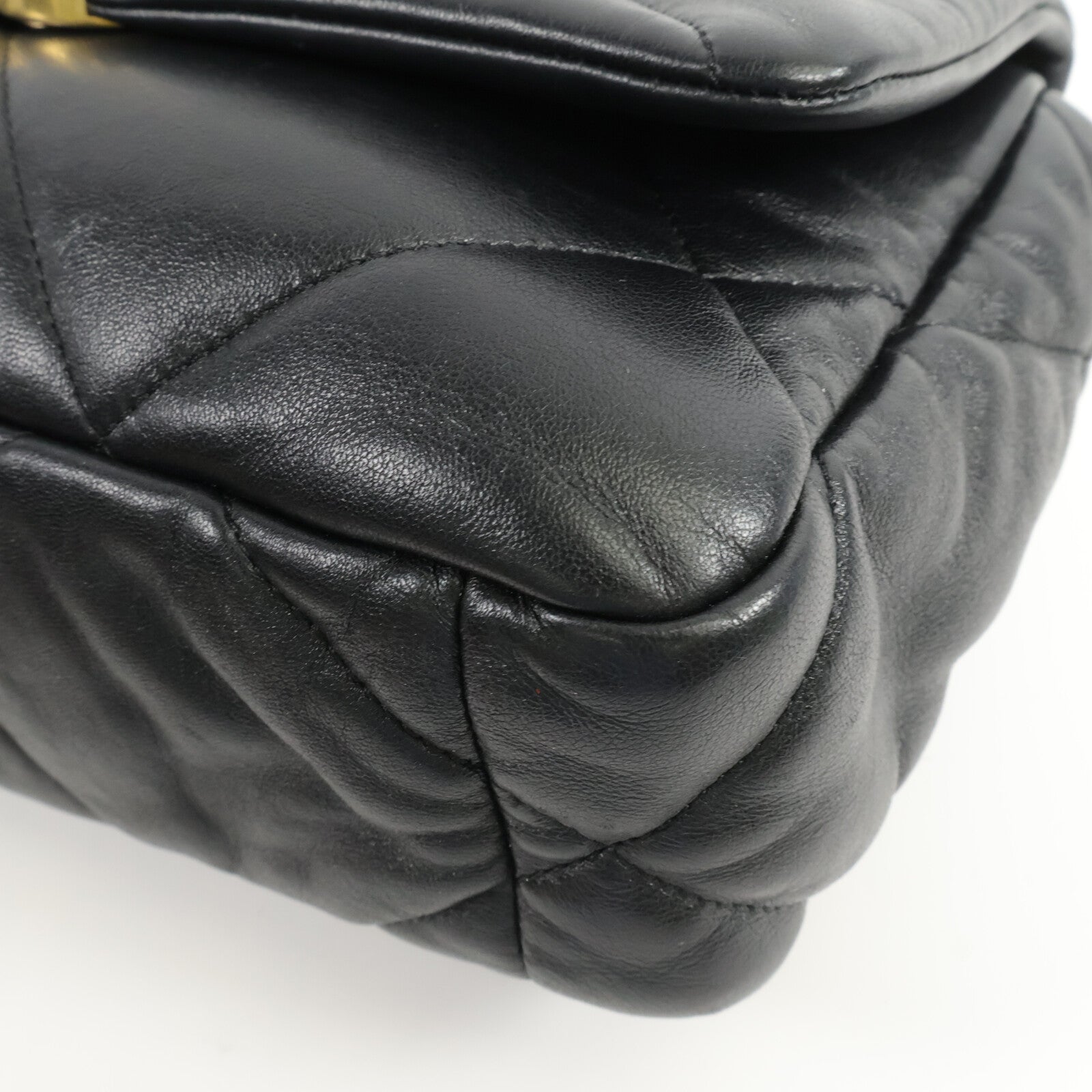 CHANEL 羊皮皮革Chanel 19 Small鏈帶肩背袋