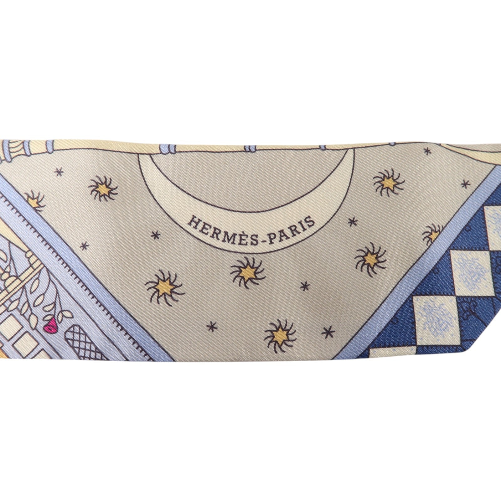 HERMES 絲質Twilly絲巾