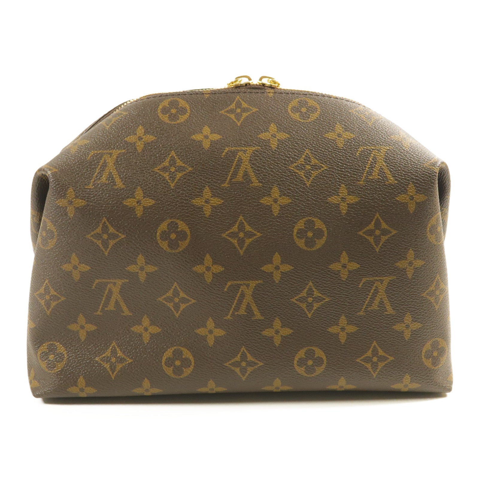 LOUIS VUITTON Monogram Cosmetic Pouch GM金扣手拿包