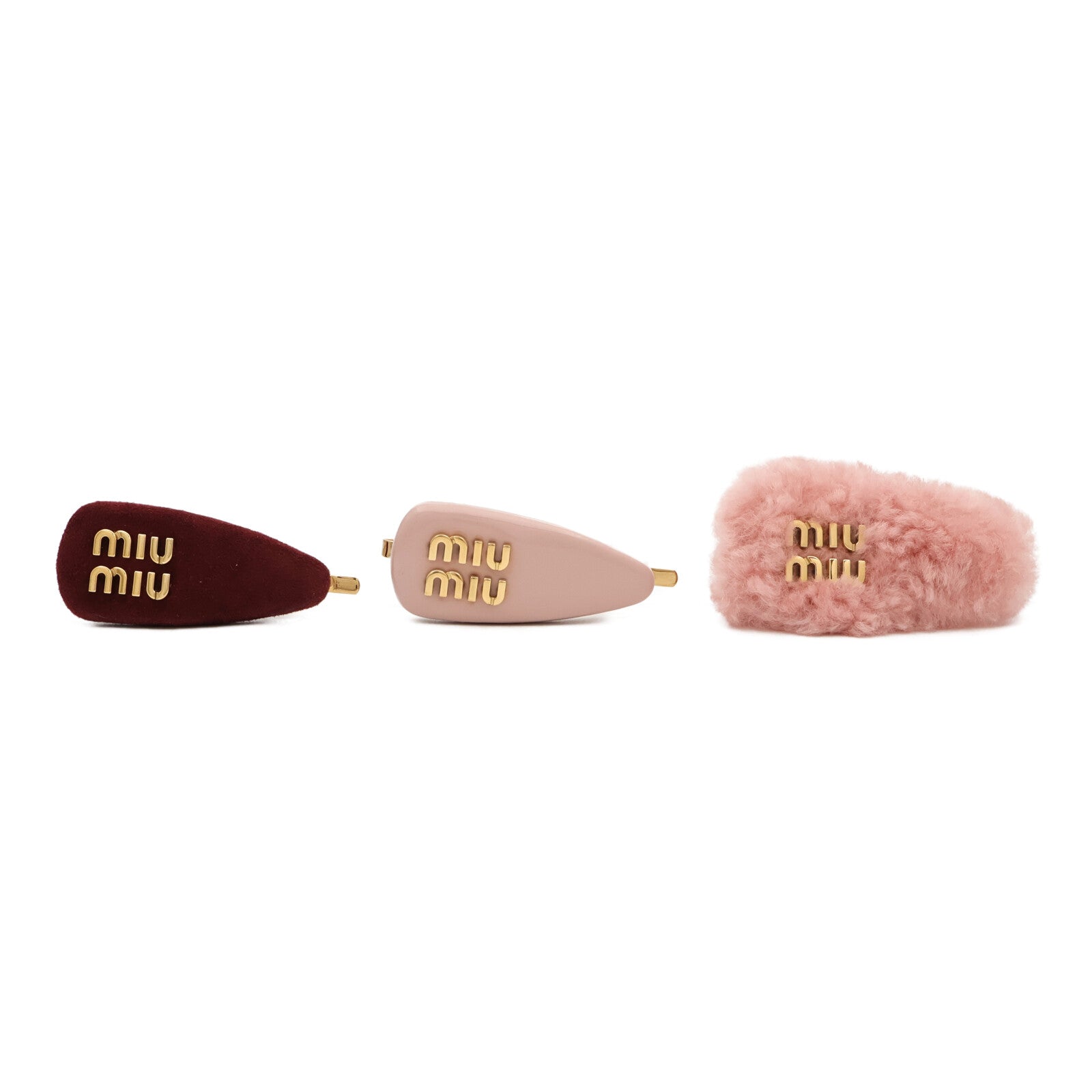 Miu Miu PVC/金屬Hair Clip髮夾