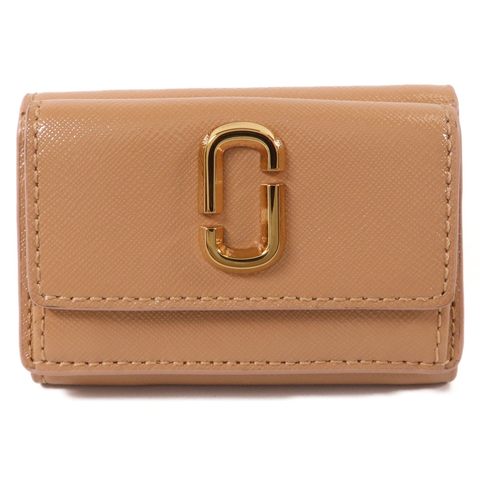 MARC JACOBS 牛皮皮革Snapshot Mini Trifold Wallet錢包