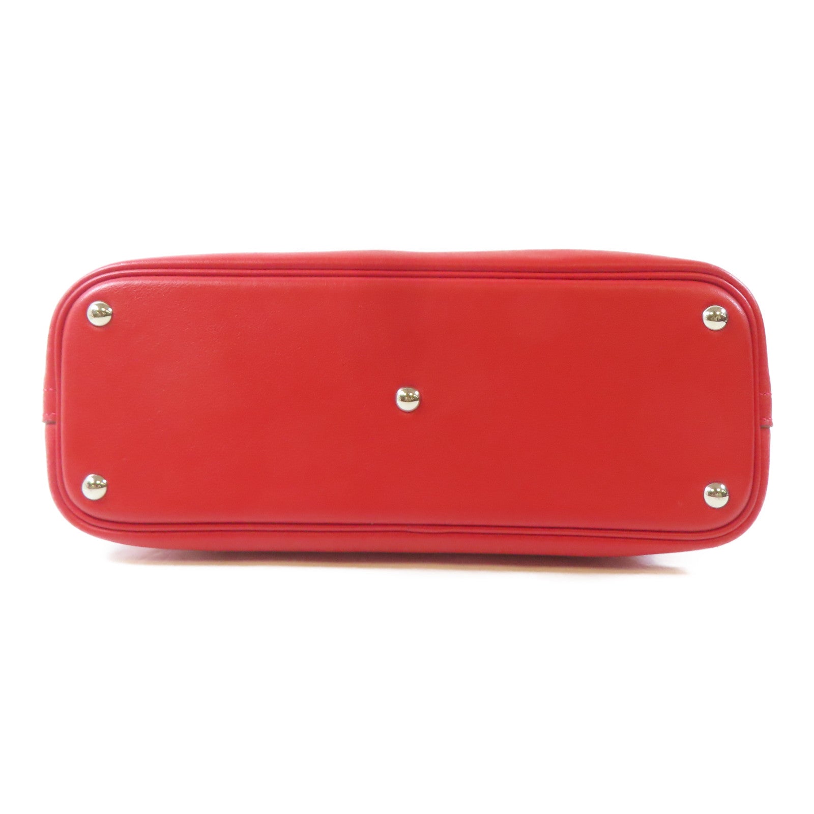 HERMES 【激減優惠】Swift皮革Bolide 27銀扣手挽肩背兩用袋Rouge Garance/紅色