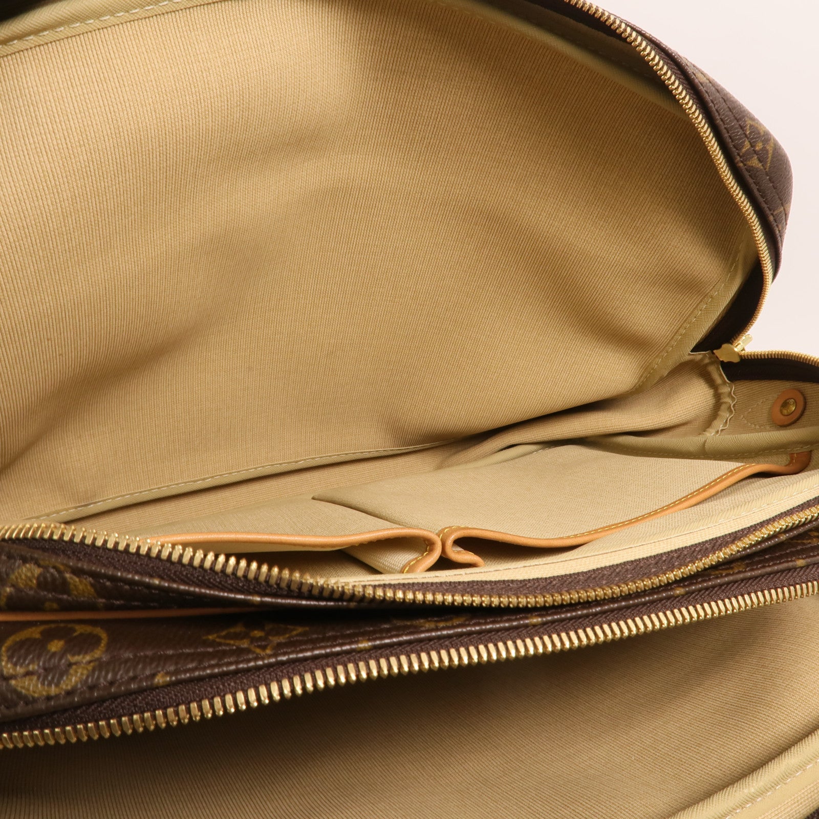 LOUIS VUITTON Monogram Reporter GM金扣肩背袋