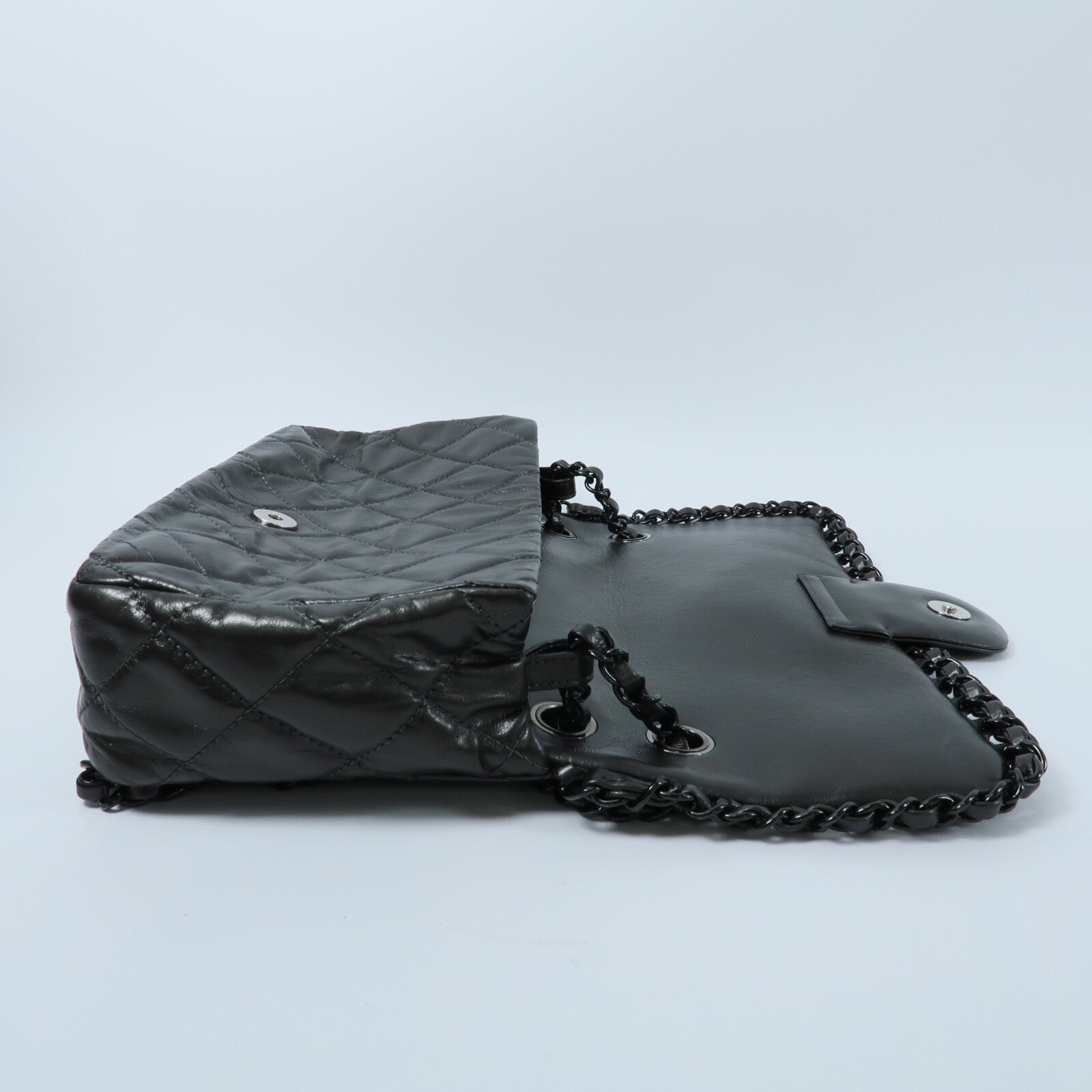 CHANEL 牛皮皮革Shoulder Bag鏈帶肩背袋