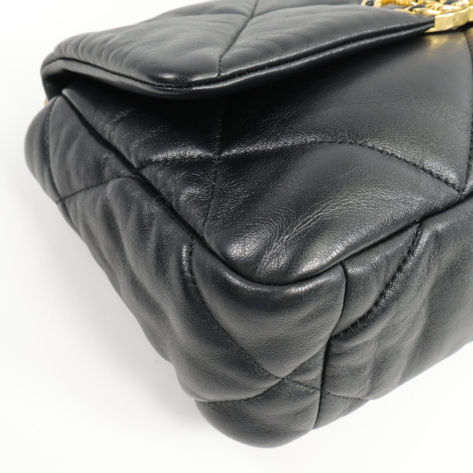 CHANEL 羊皮皮革Chanel 19 Small鏈帶肩背袋