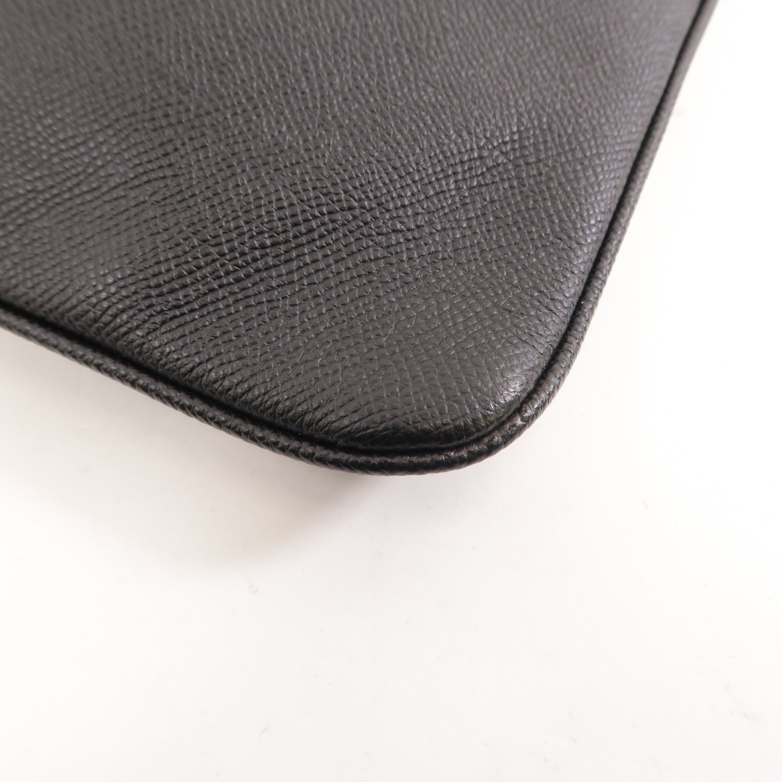BALENCIAGA 牛皮皮革Clutch Bag金扣手拿包黑色