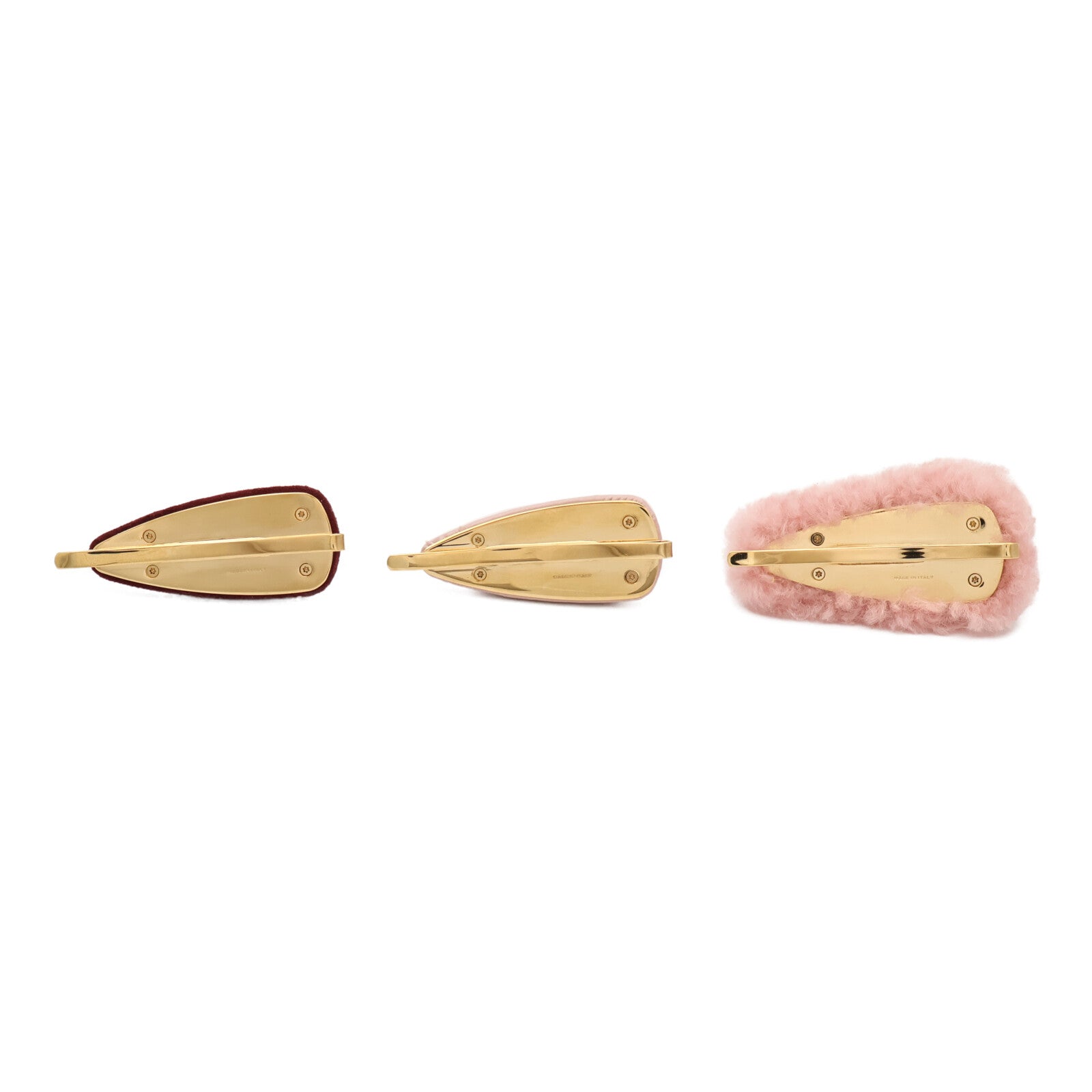 Miu Miu PVC/金屬Hair Clip髮夾
