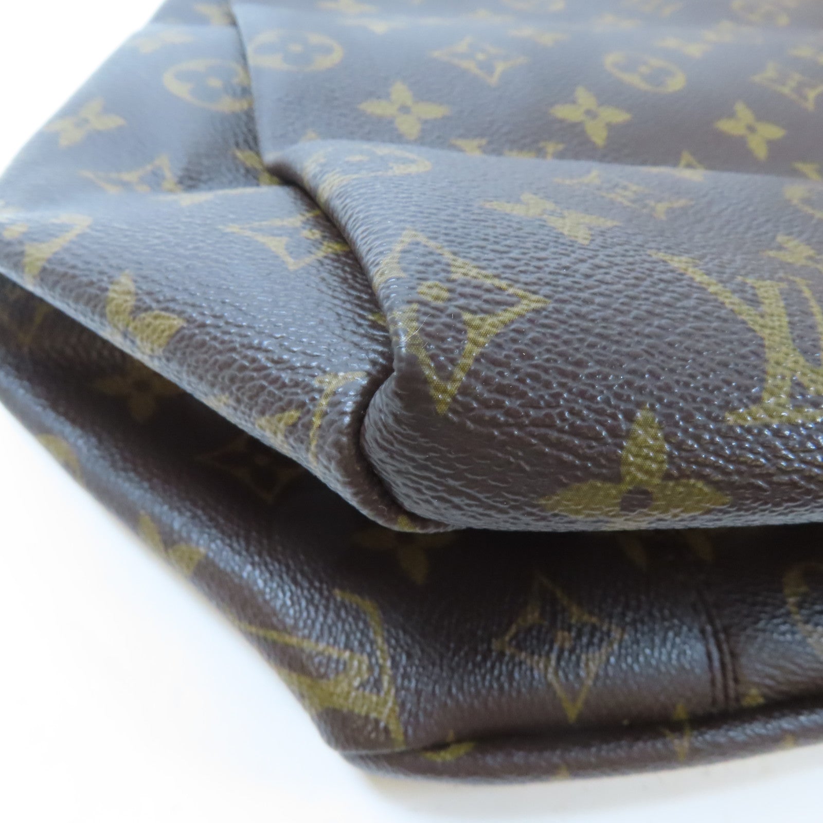 LOUIS VUITTON Monogram Artsy GM金扣肩背袋啡色