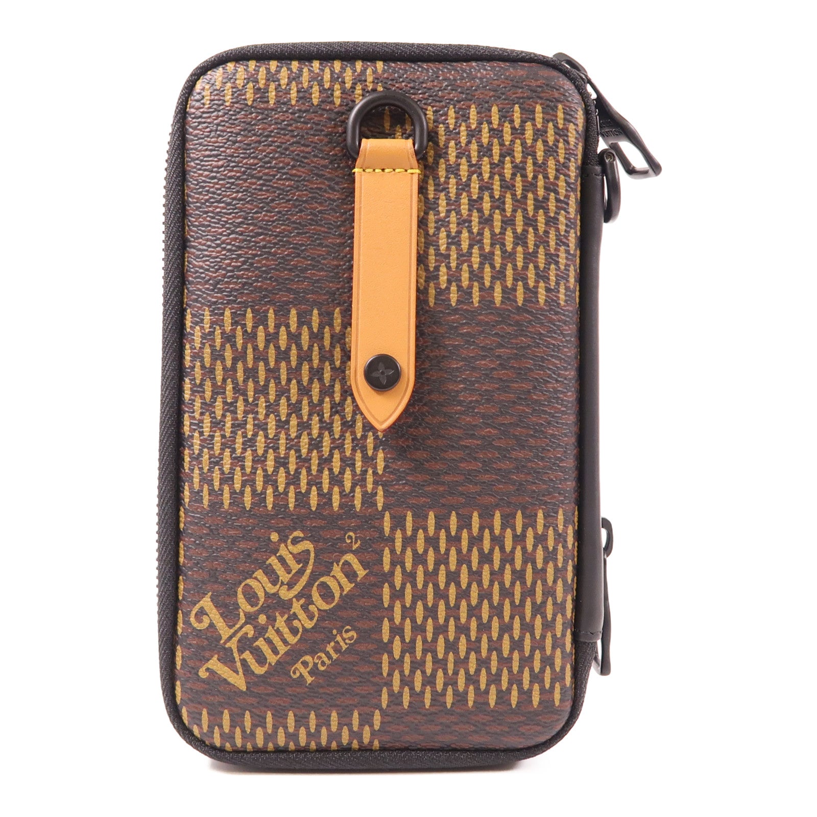 LOUIS VUITTON Damier LV x Nigo Phone Pouch肩背袋