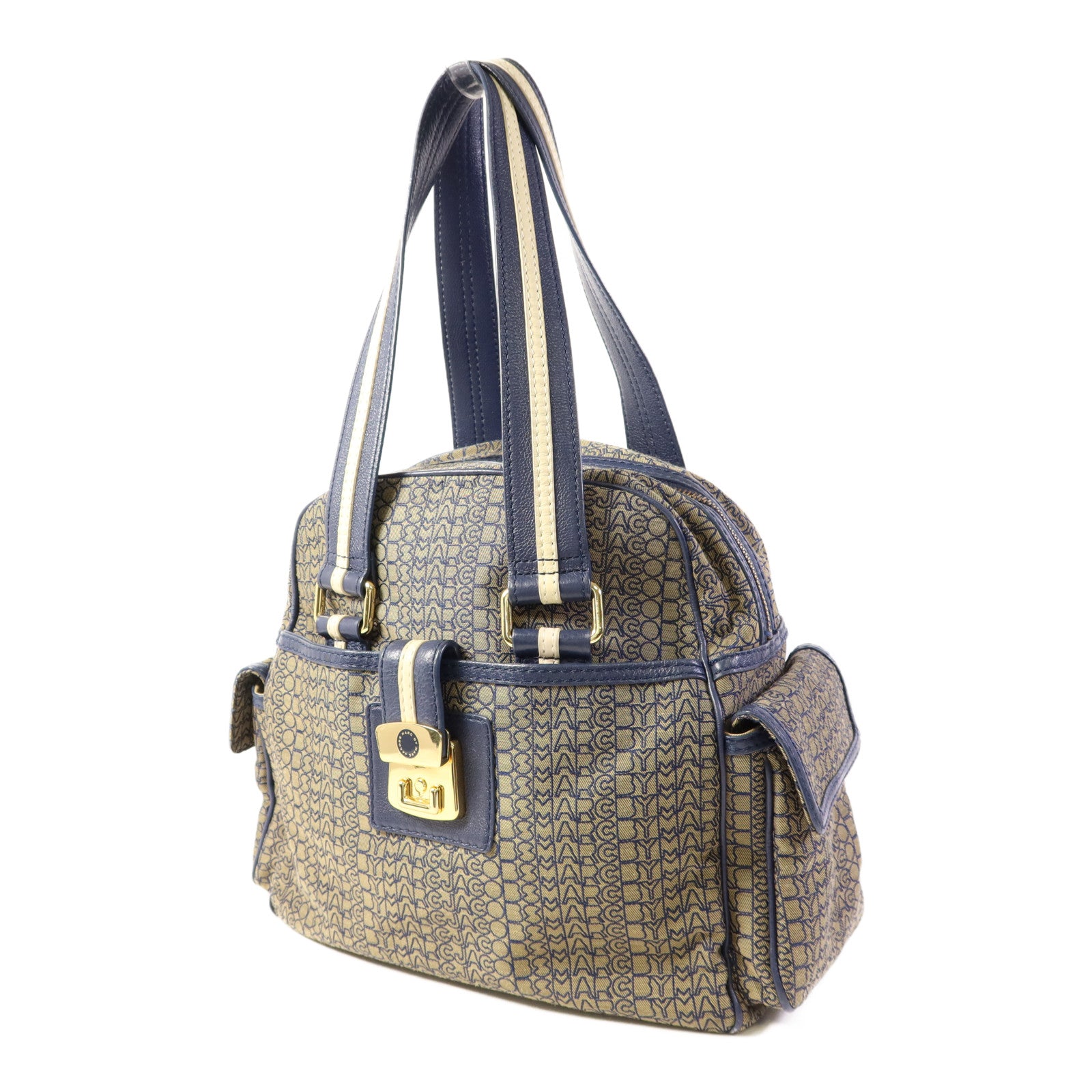 MARC BY MARC JACOBS 帆布Shoulder Bag金扣肩背袋