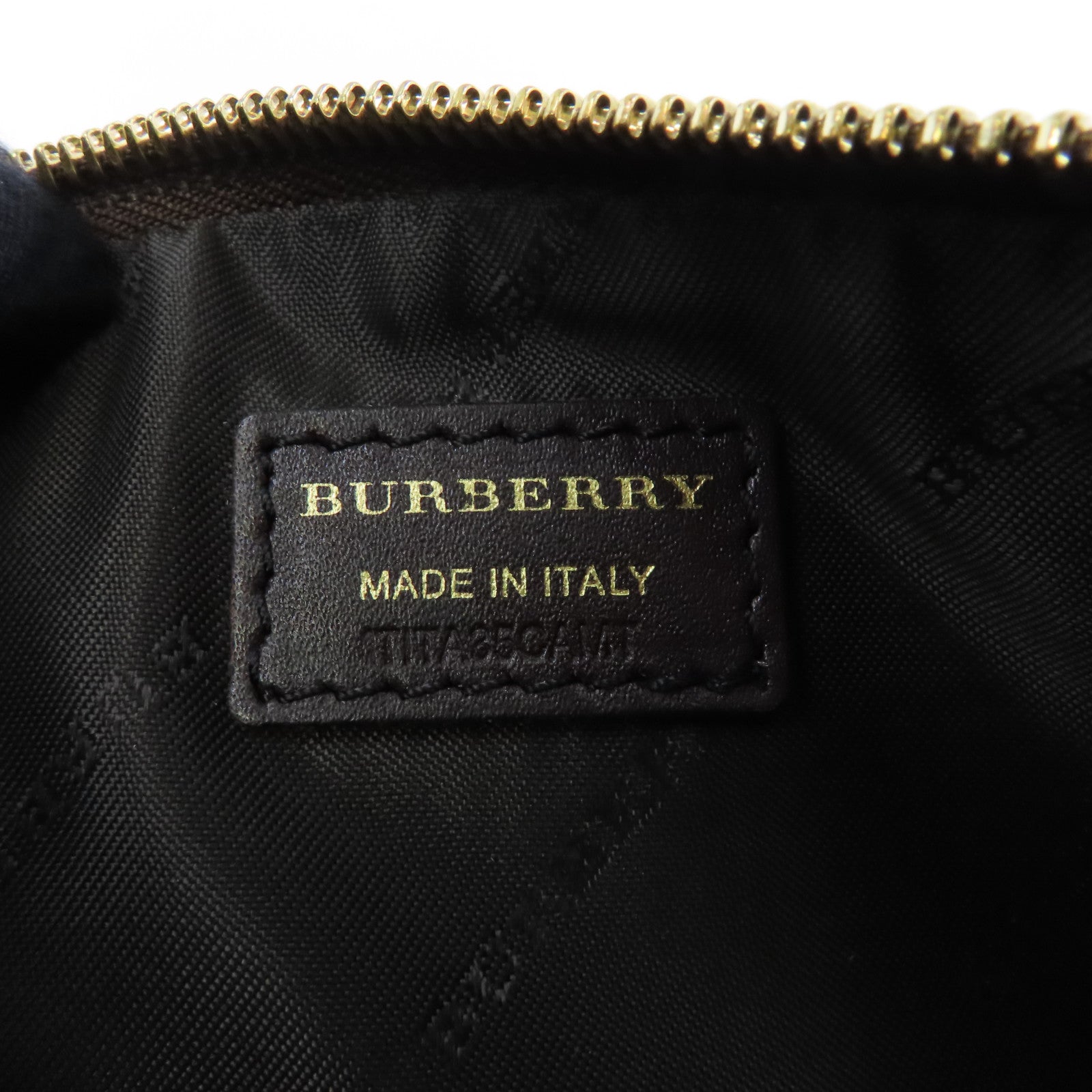 BURBERRY 塗層帆布Shoulder Bag金扣肩背袋啡色