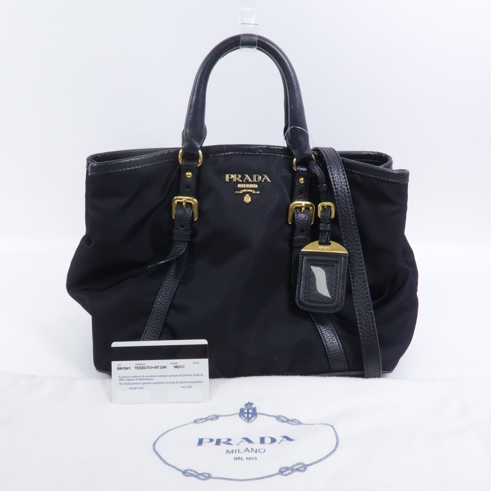 PRADA 尼龍2 Way Shoulder手挽肩背兩用袋