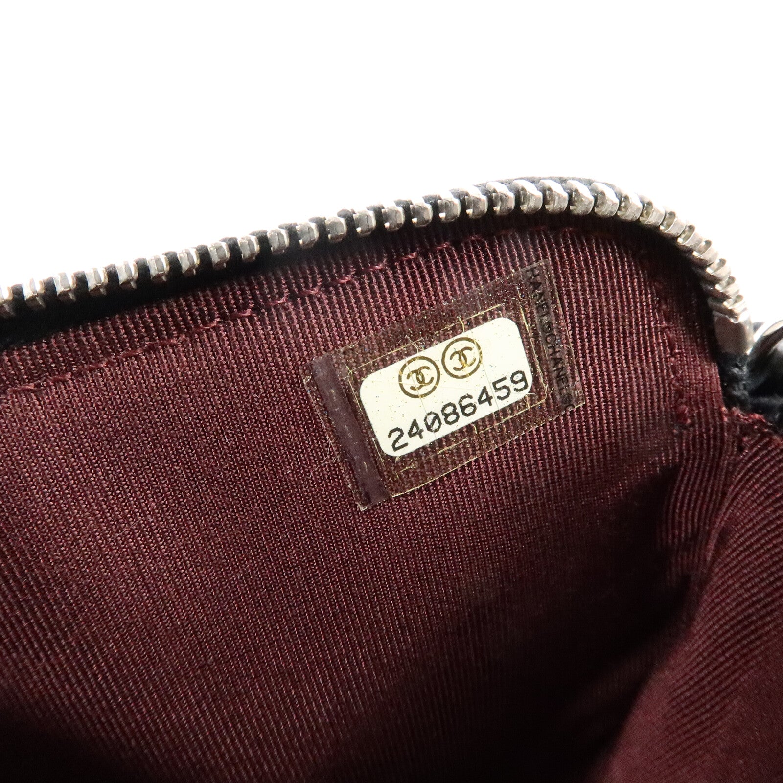 CHANEL 羊皮皮革Classic Double Zip Cluth鏈帶肩背袋
