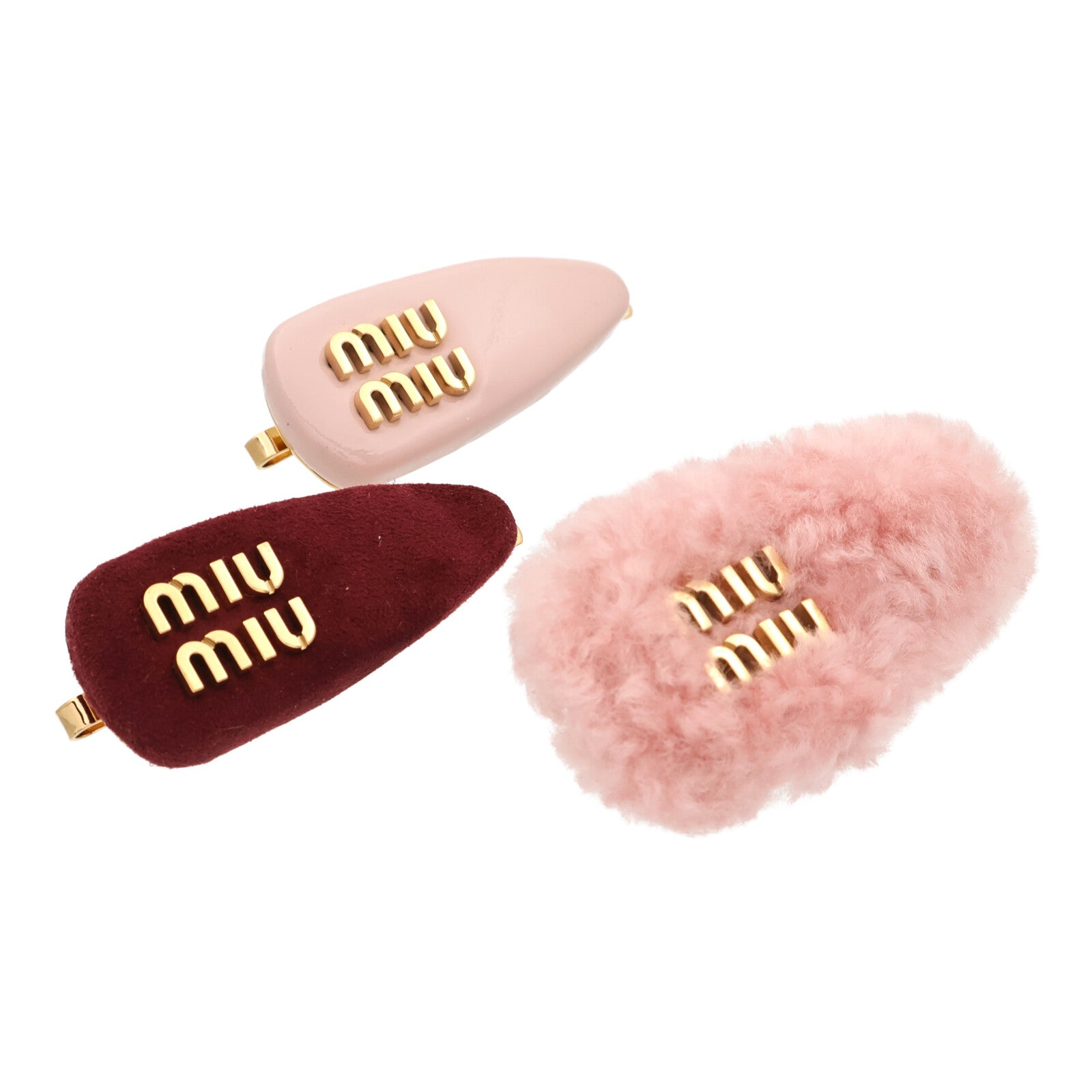 Miu Miu PVC/金屬Hair Clip髮夾