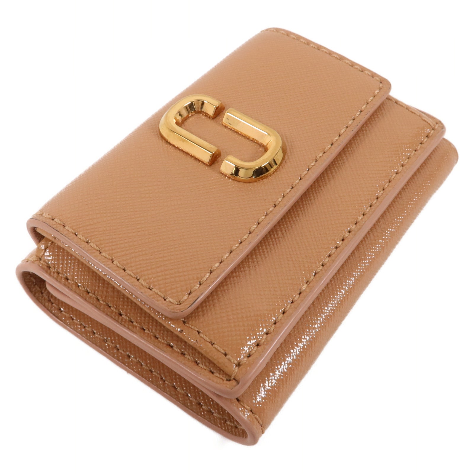 MARC JACOBS 牛皮皮革Snapshot Mini Trifold Wallet錢包
