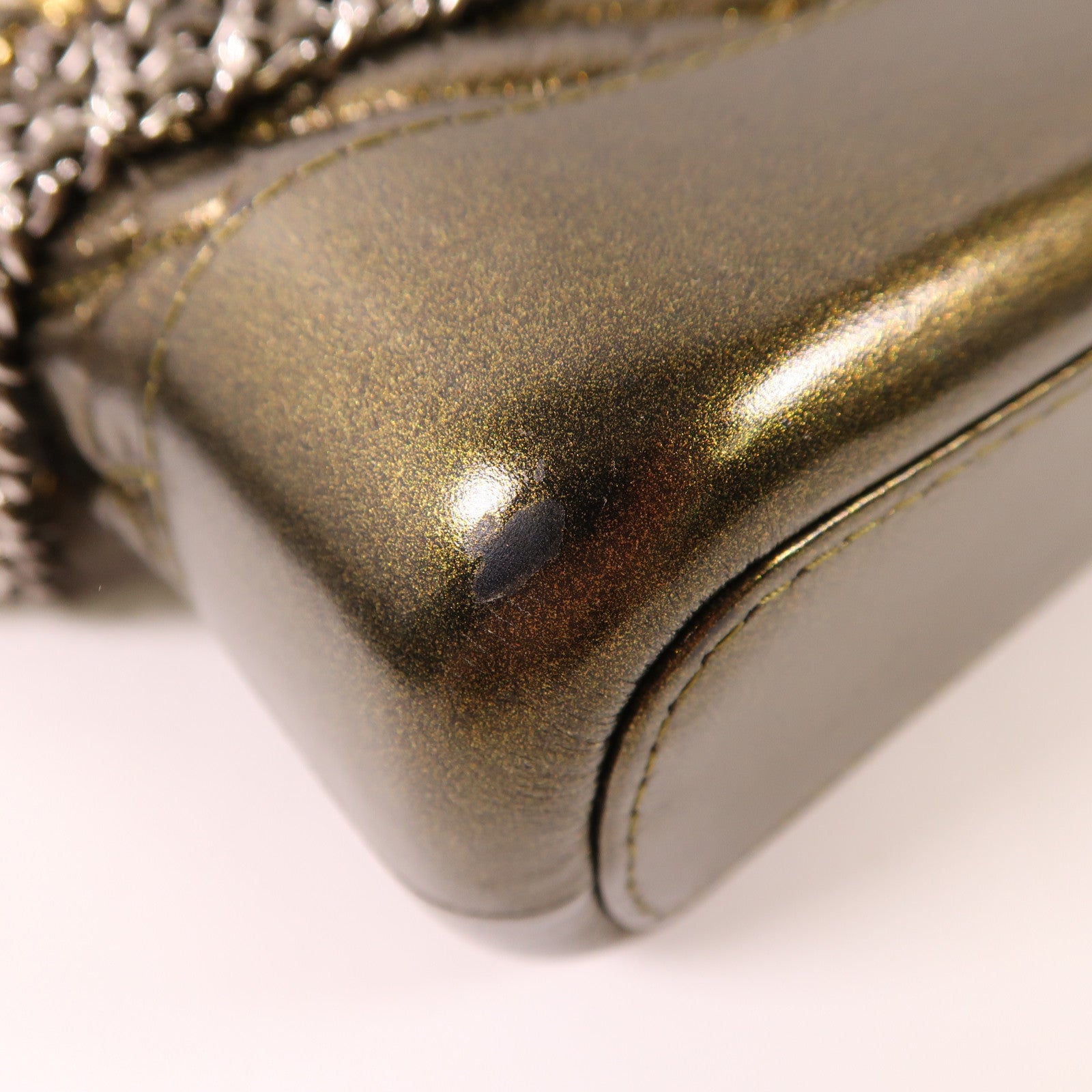 CHANEL 牛皮皮革Gabrielle Small鏈帶肩背袋