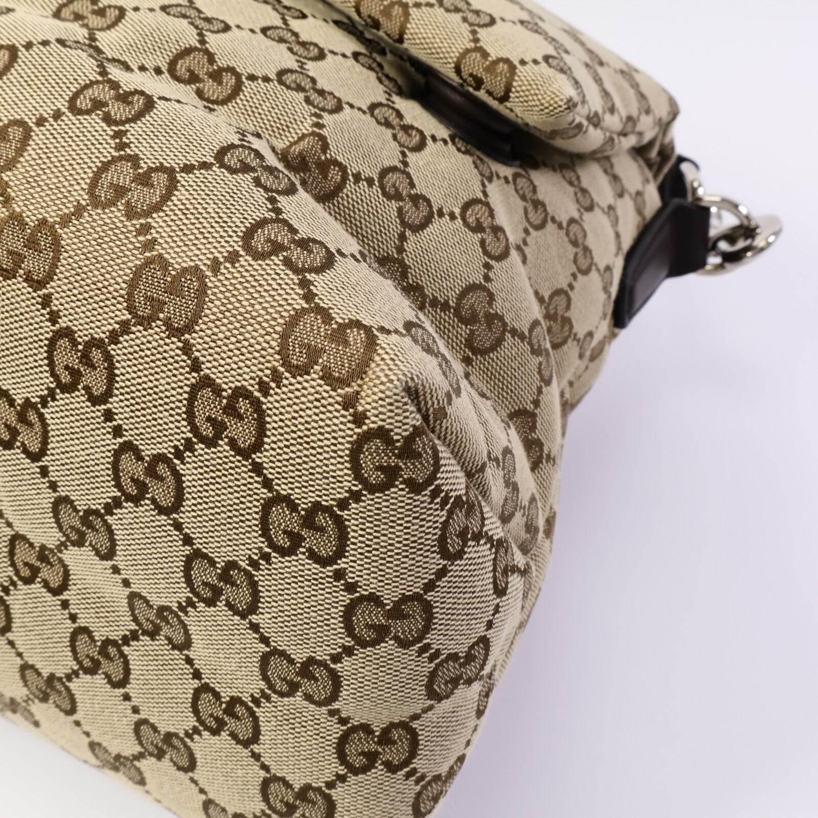 GUCCI 帆布GG Monogram Large Crossbody Bag肩背袋
