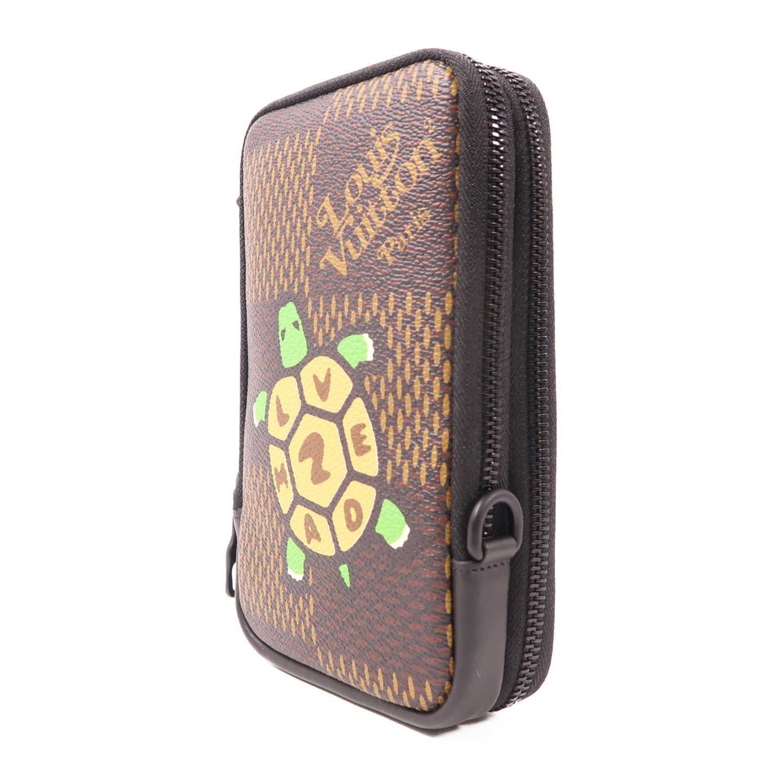 LOUIS VUITTON Damier LV x Nigo Phone Pouch肩背袋