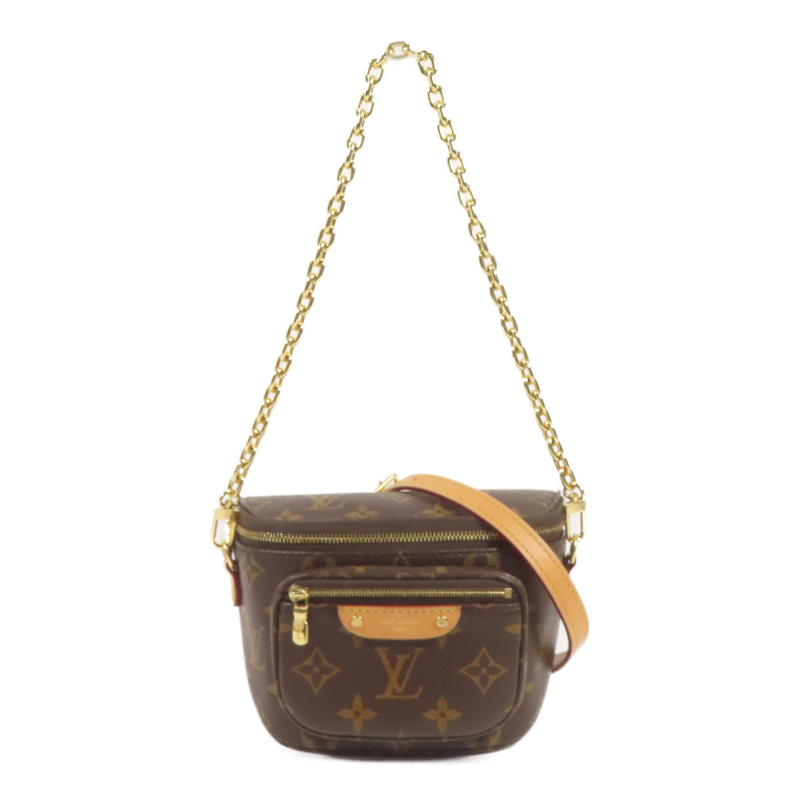 LOUIS VUITTON 【激減優惠】Monogram Mini Bumbag金扣手挽肩背兩用袋