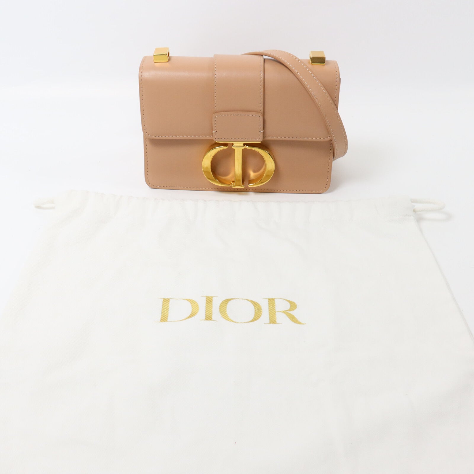 Dior 牛皮皮革30 Montaigne Micro肩背袋