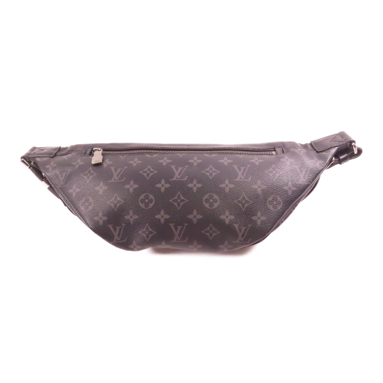 LOUIS VUITTON Monogram Eclipse Discovery Bumbag PM銀扣腰包