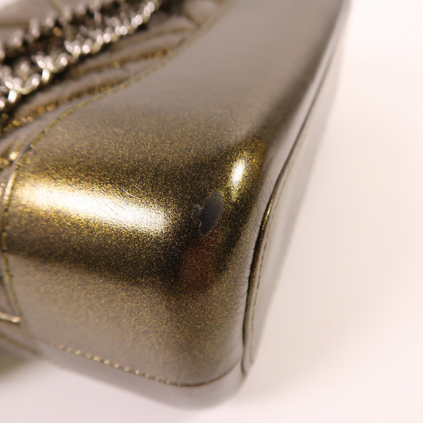 CHANEL 牛皮皮革Gabrielle Small鏈帶肩背袋