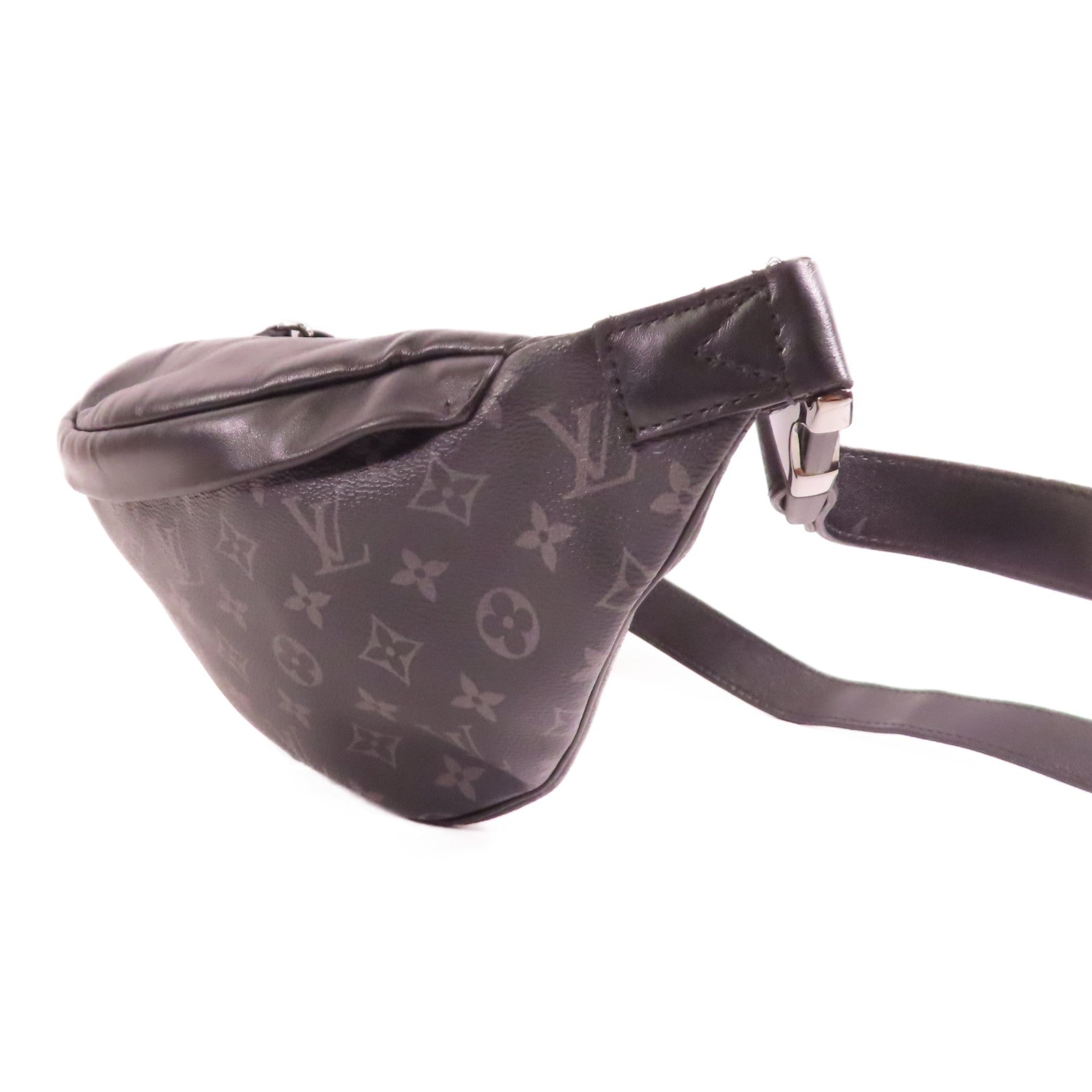 LOUIS VUITTON Monogram Eclipse Discovery Bumbag PM銀扣腰包