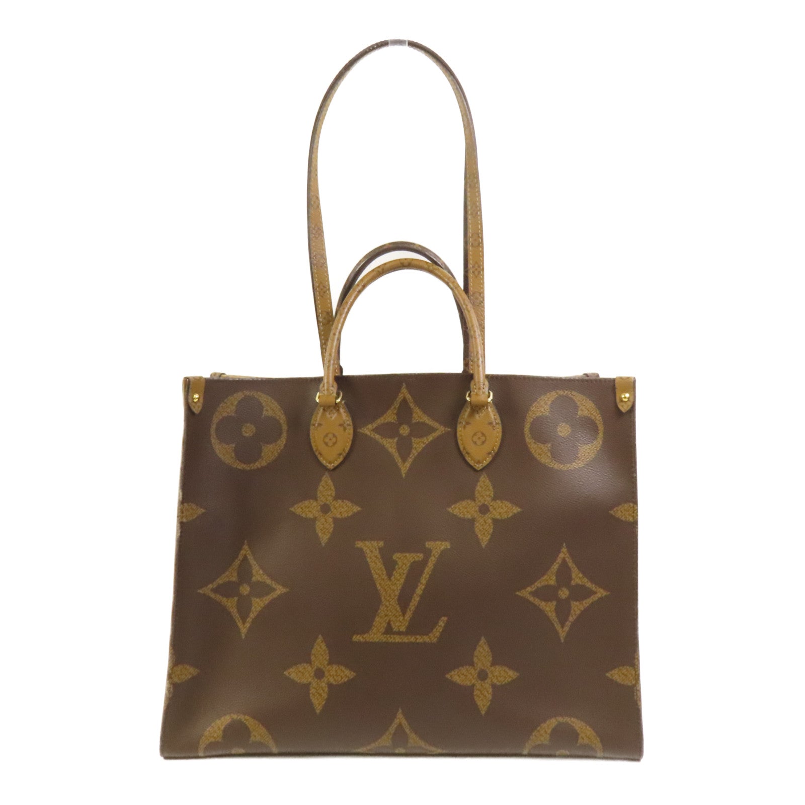 LOUIS VUITTON 【激減優惠】Monogram Giant OnTheGo GM金扣手挽肩背兩用袋