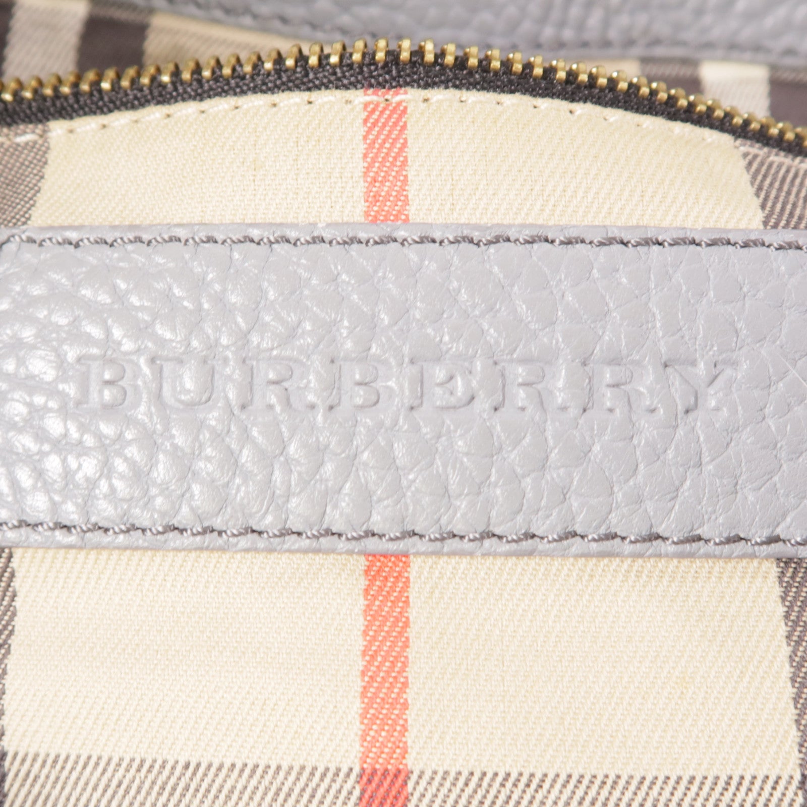 BURBERRY 牛皮皮革Tote Bag金扣手挽袋