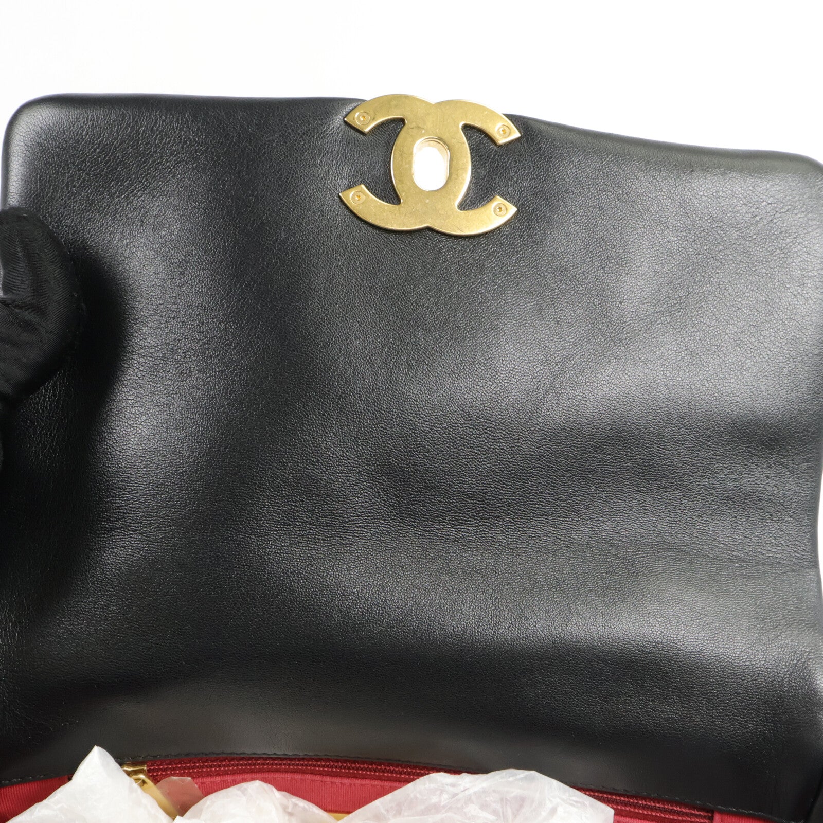 CHANEL 羊皮皮革Chanel 19 Small鏈帶肩背袋