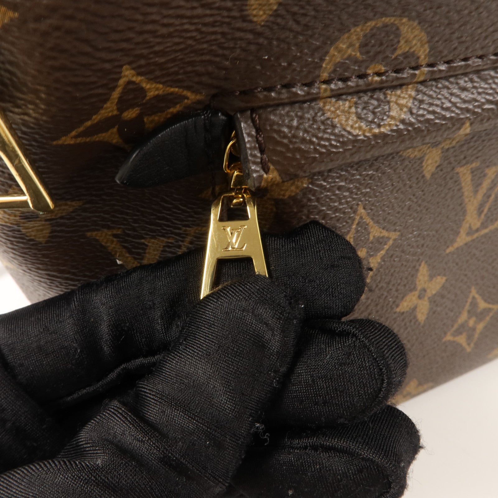 LOUIS VUITTON Monogram Palm Springs MM金扣背包