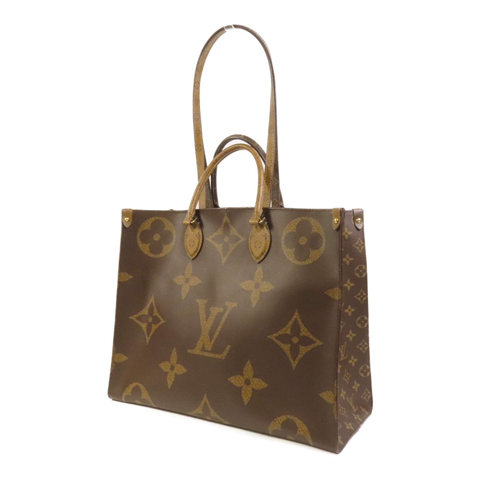 LOUIS VUITTON 【激減優惠】Monogram Giant OnTheGo GM金扣手挽肩背兩用袋