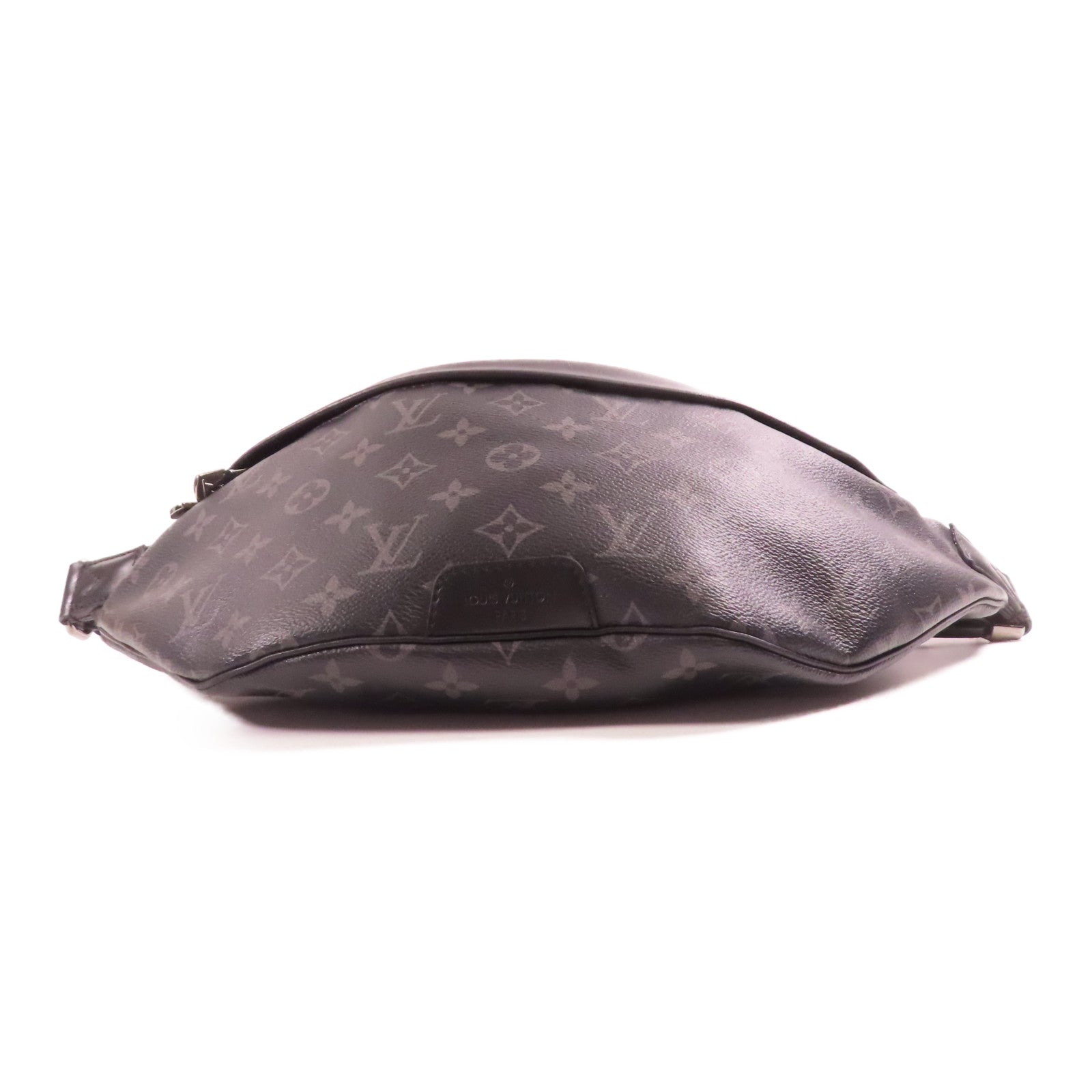 LOUIS VUITTON Monogram Eclipse Discovery Bumbag PM銀扣腰包