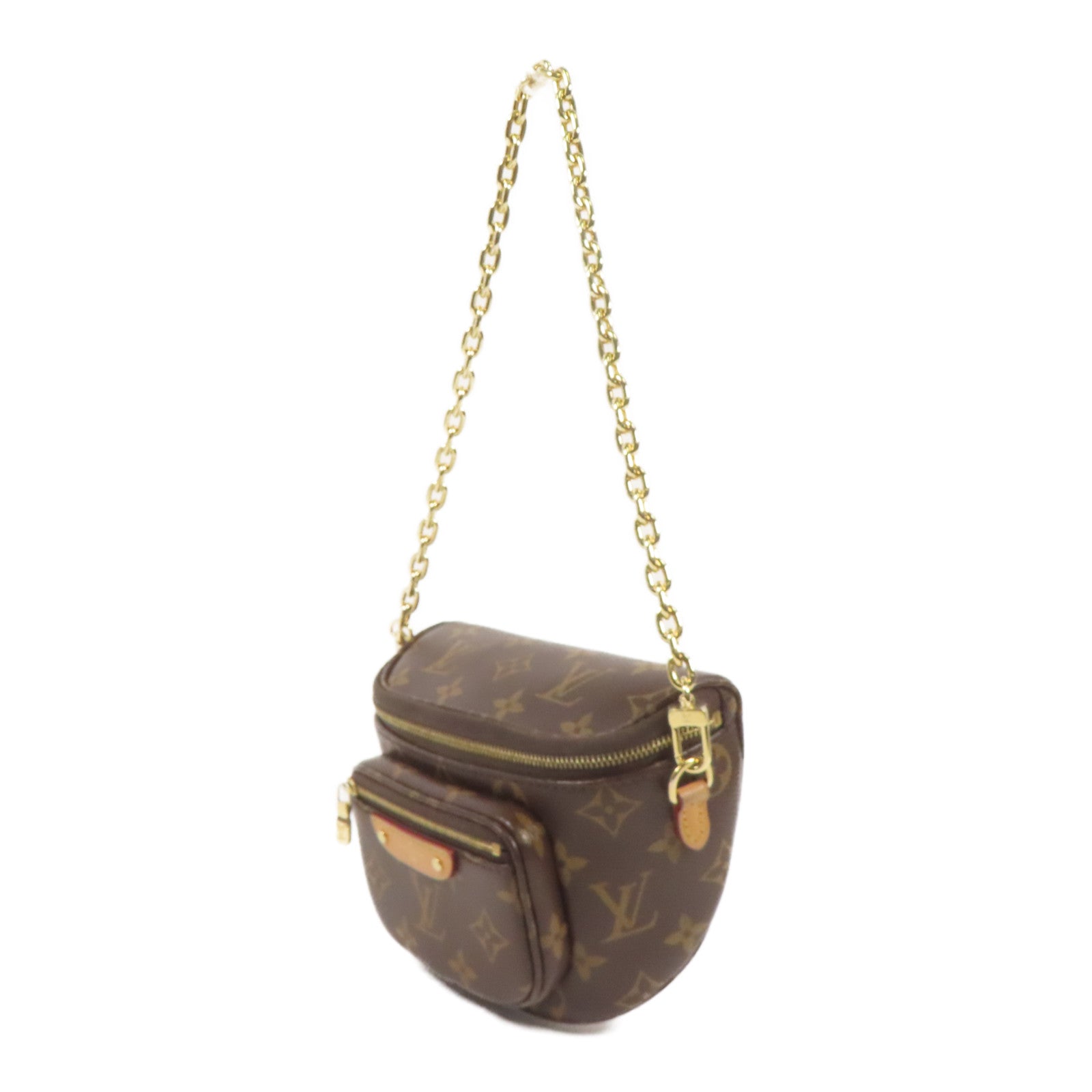LOUIS VUITTON LV GHW Mini Bumbag Shoulder Bag M82335 Monogram Brown