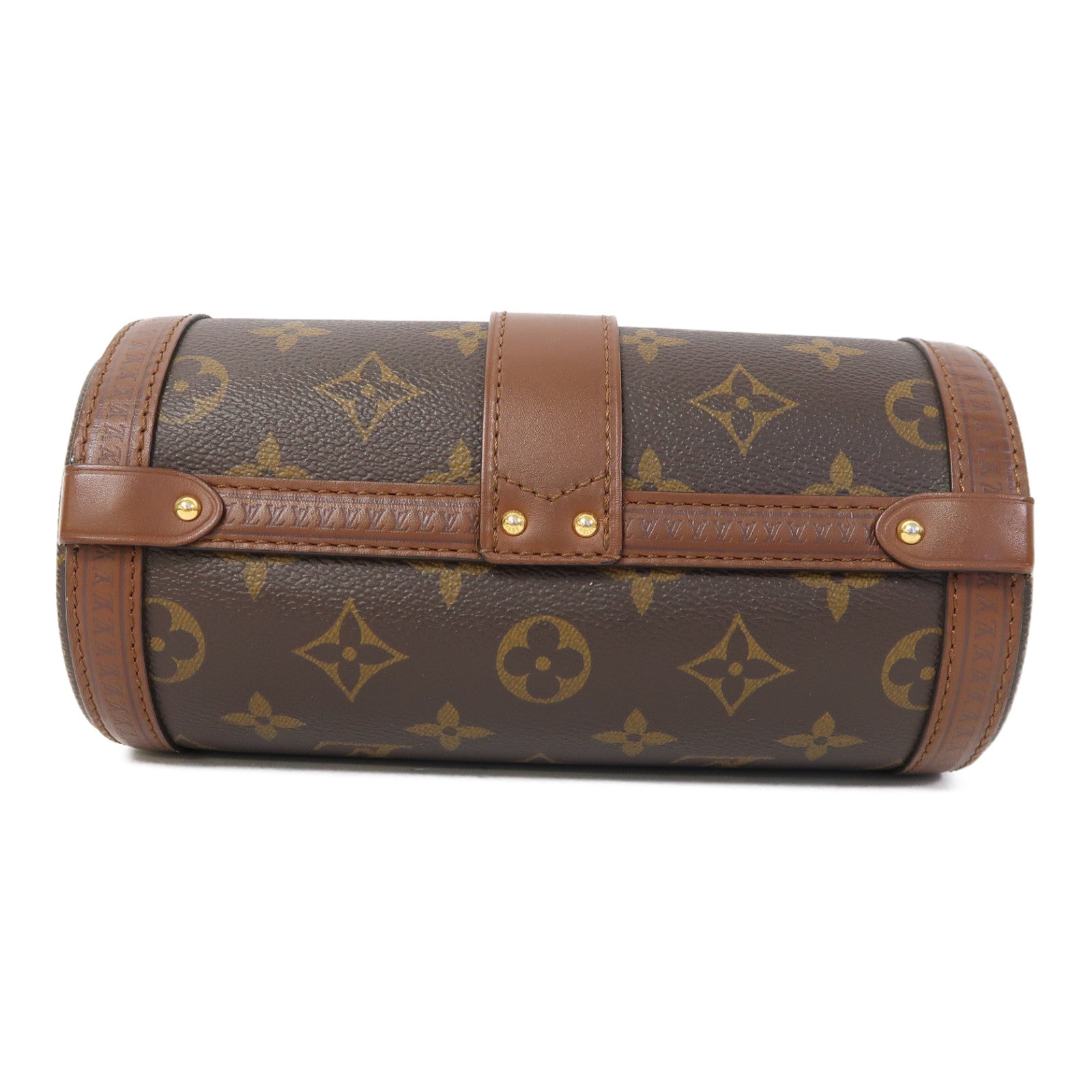 LOUIS VUITTON 【激減優惠】Monogram Papillon Trunk金扣手挽肩背兩用袋啡色