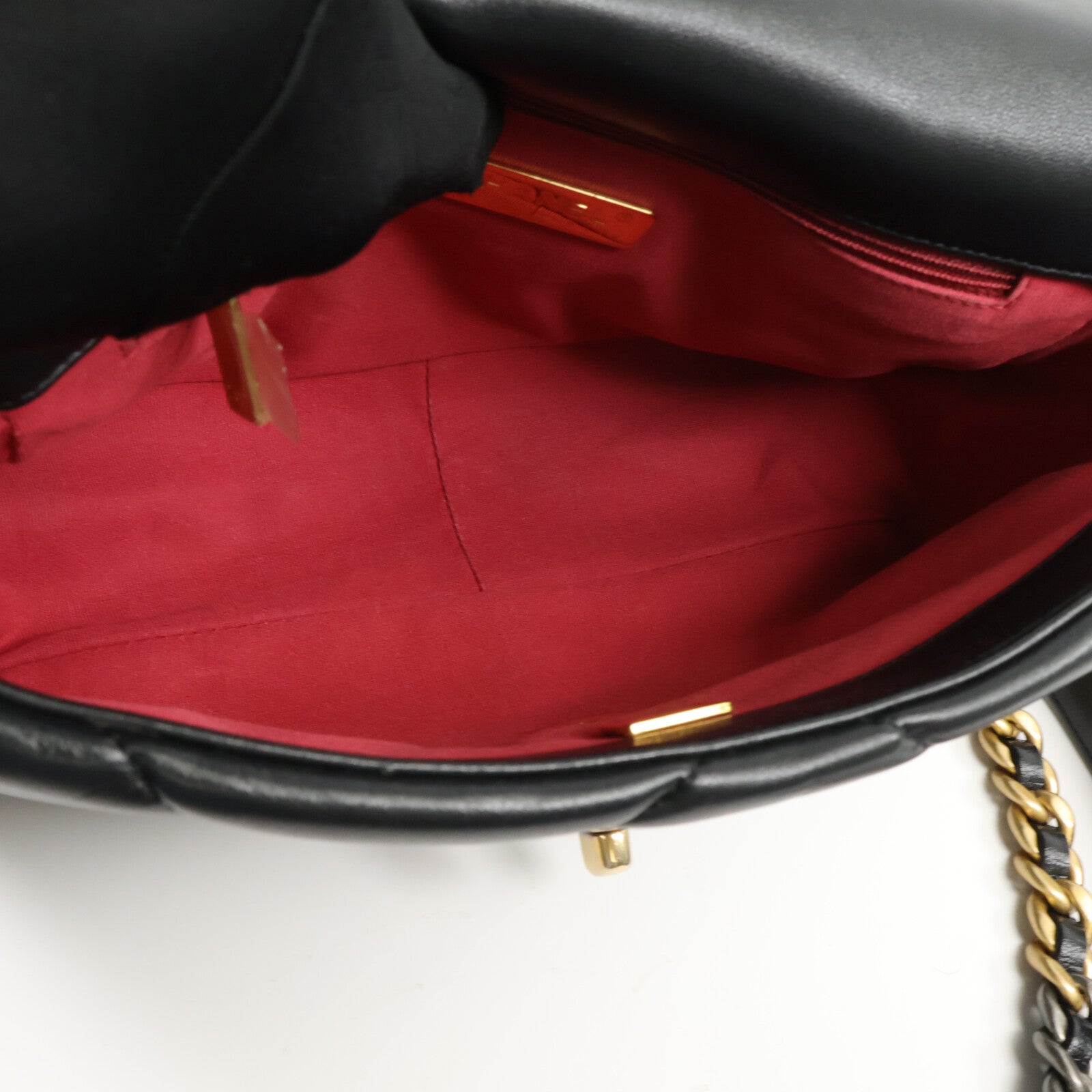 CHANEL 羊皮皮革Chanel 19 Small鏈帶肩背袋